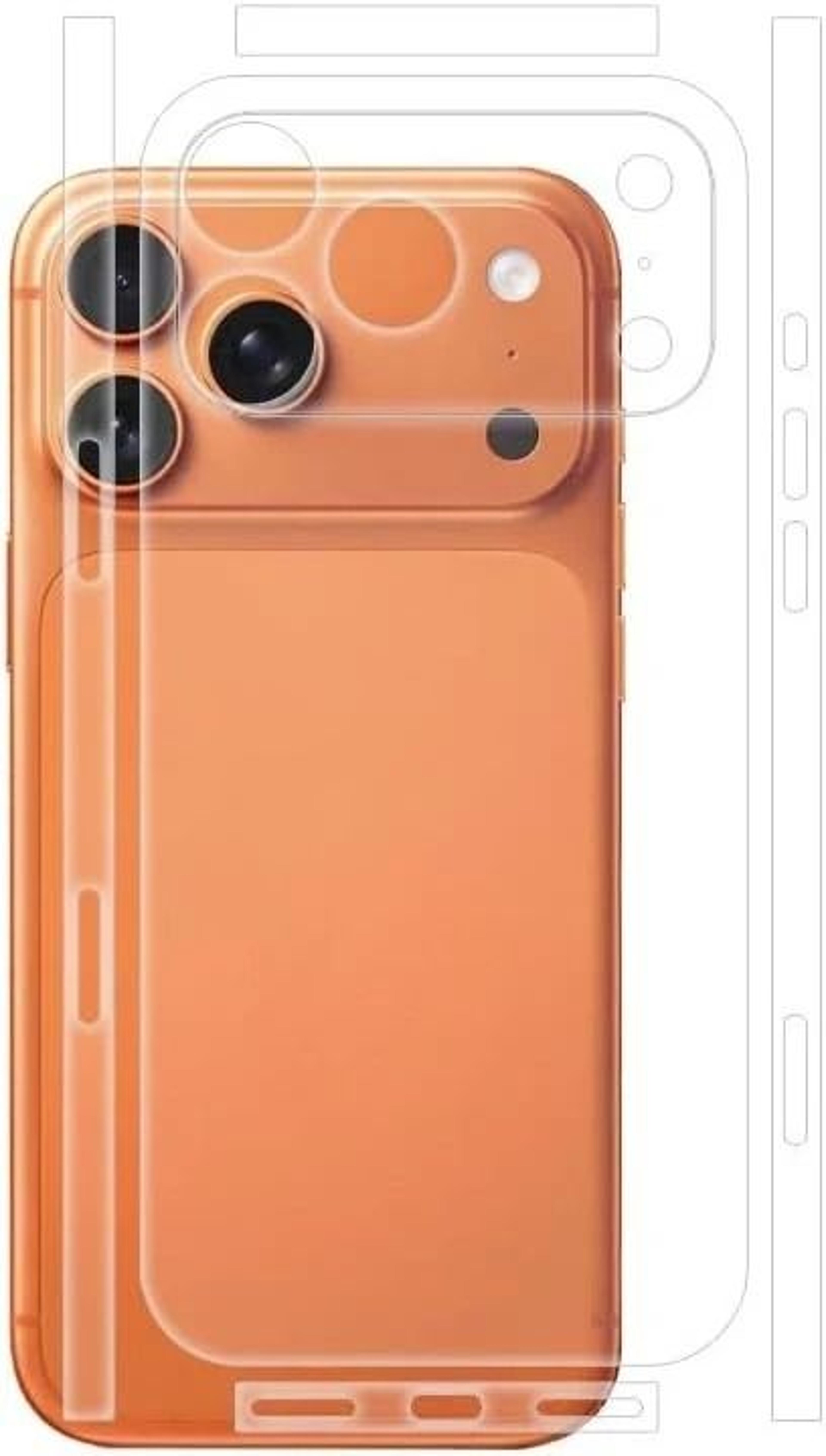 clear hydrogel back protector for iphone 17 series