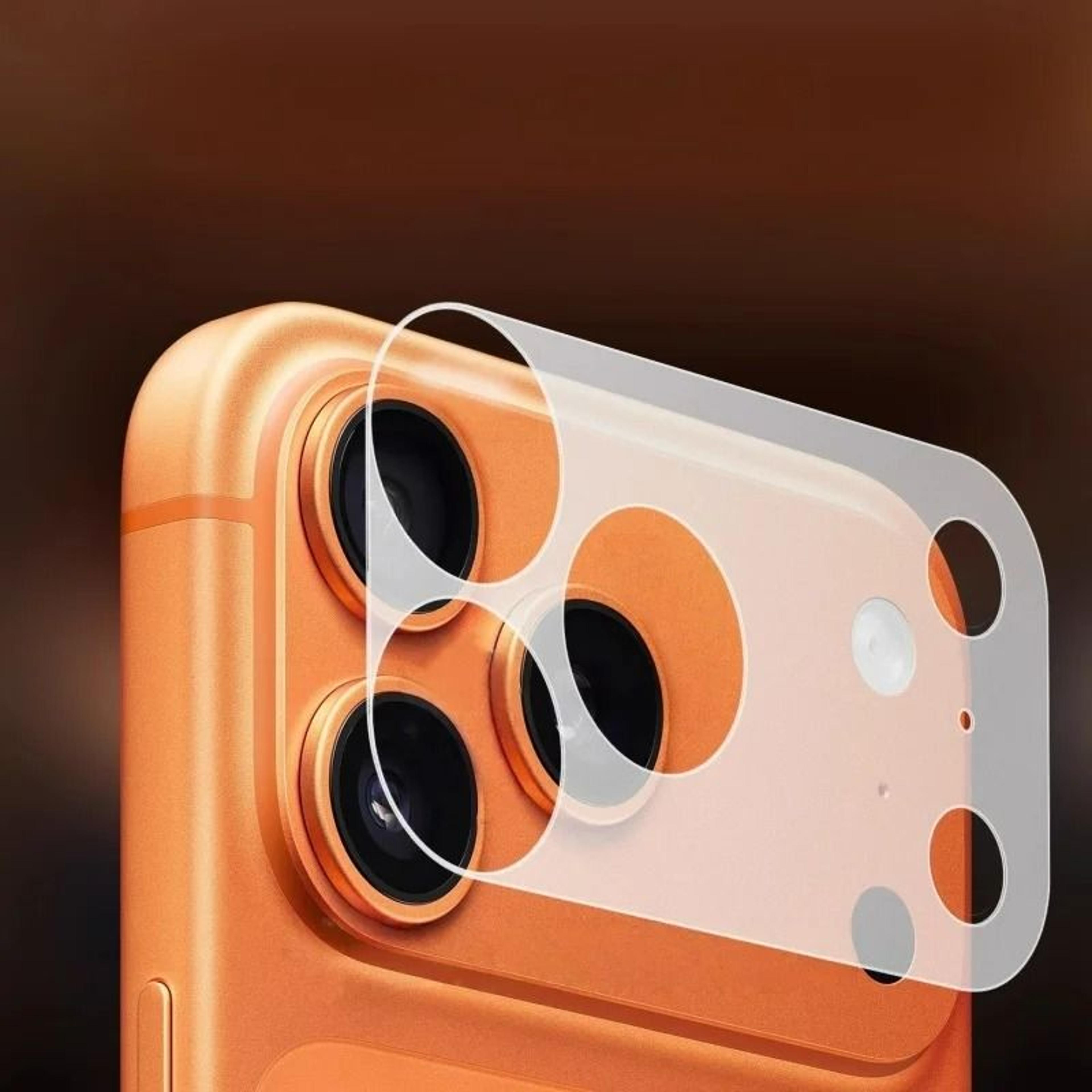 three piece clear camera lens covers for iphone 17