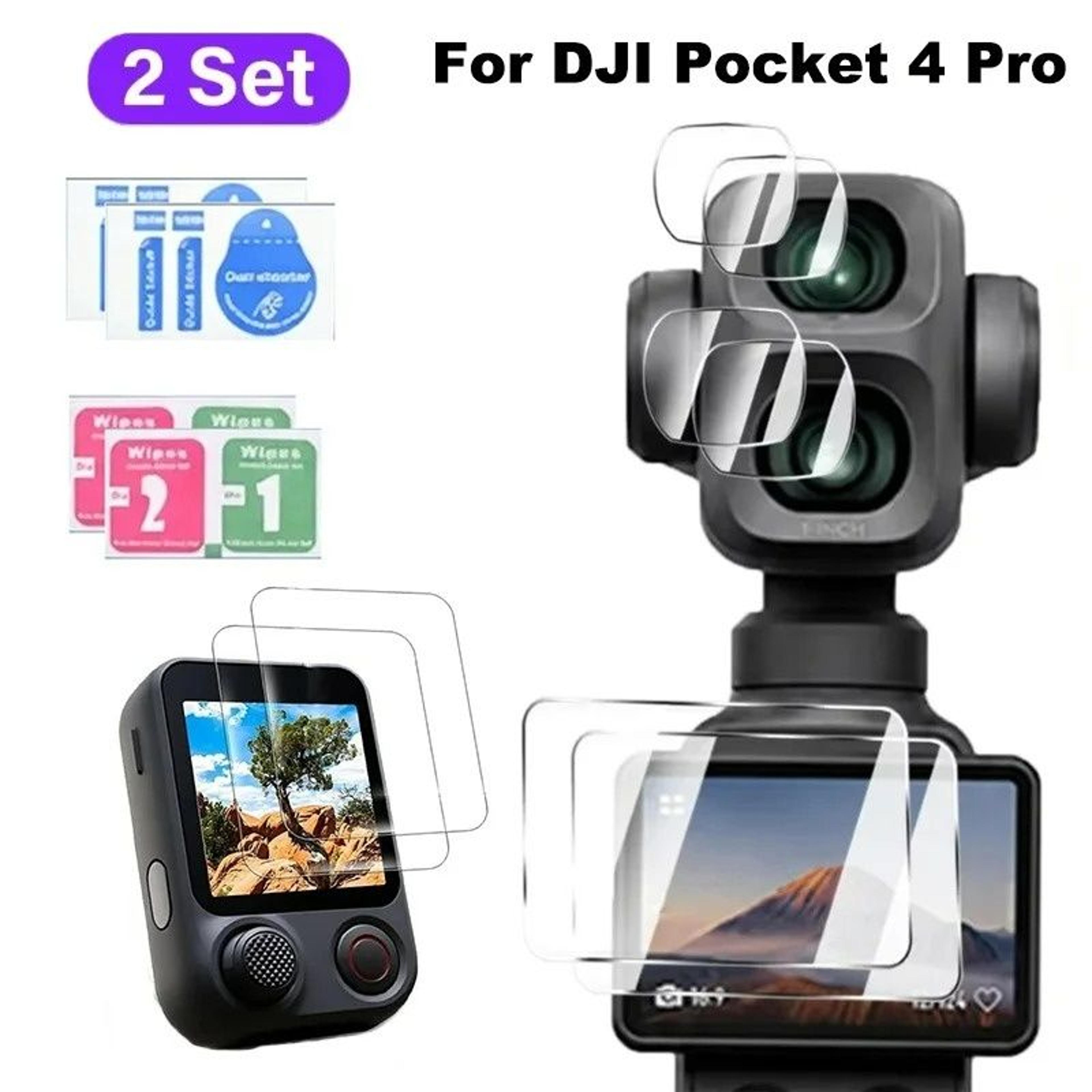 9h tempered glass protector for dji osmo pocket 4p