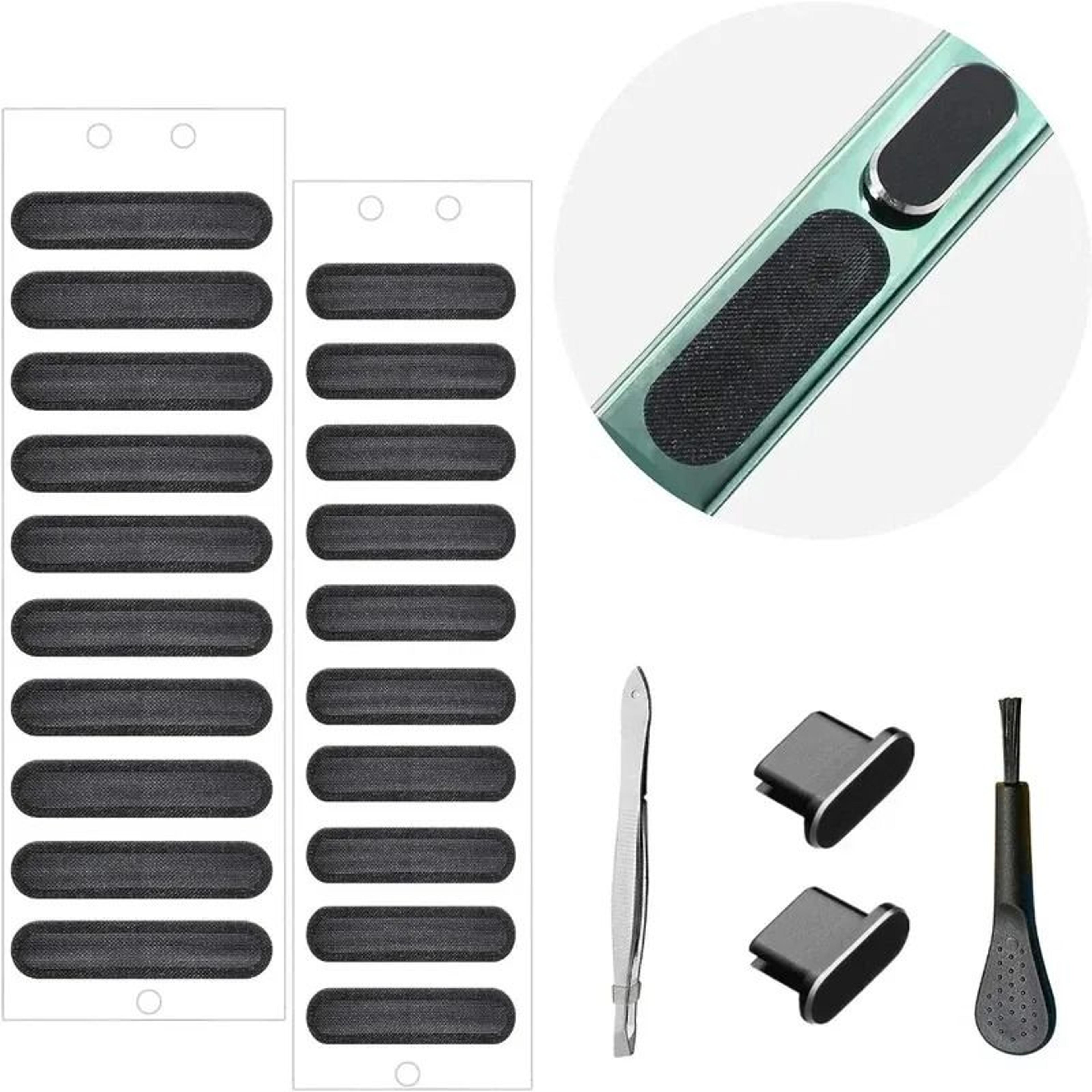 phone charging port and speaker dust cover set