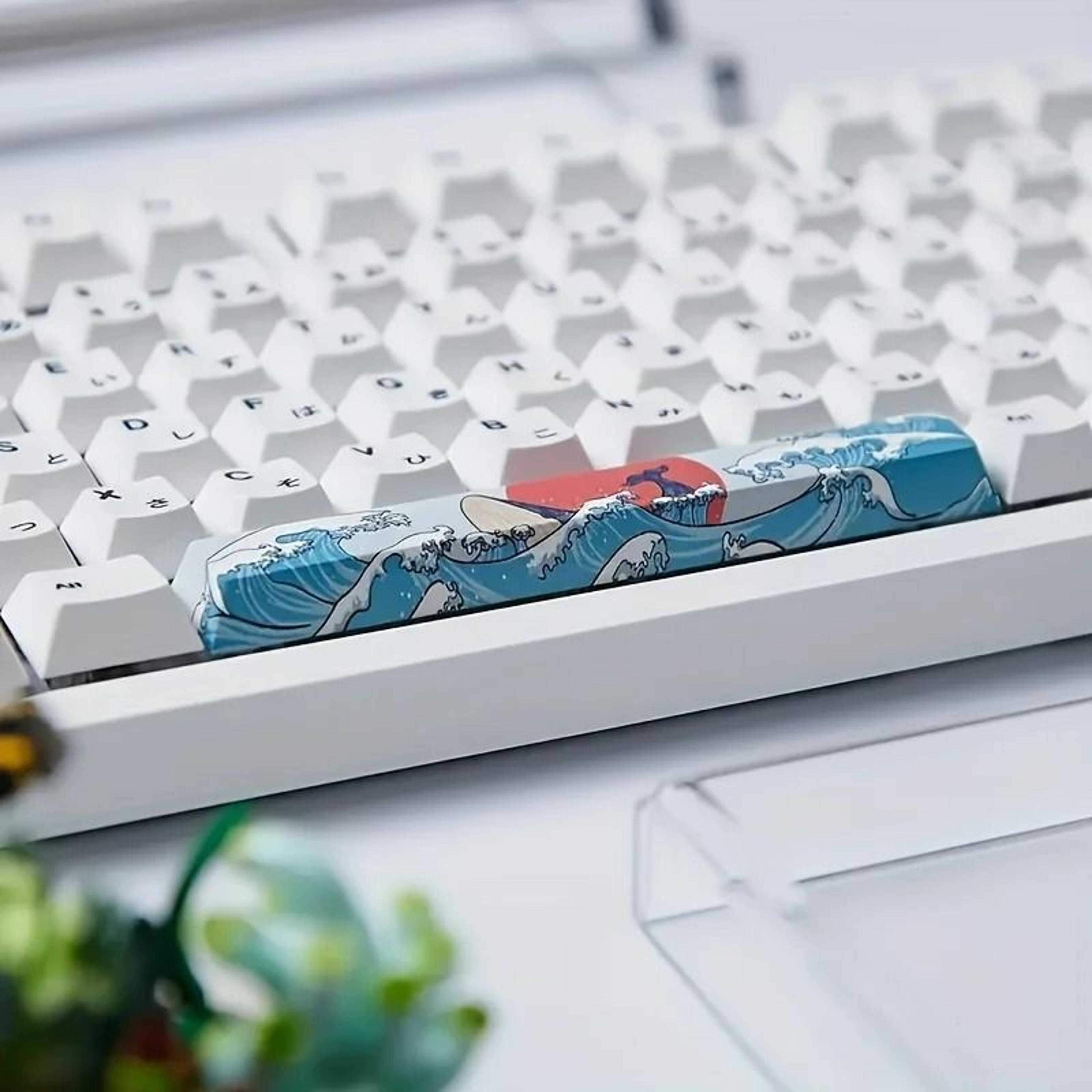 coral sea pbt escape key and 6.25u spacebar set