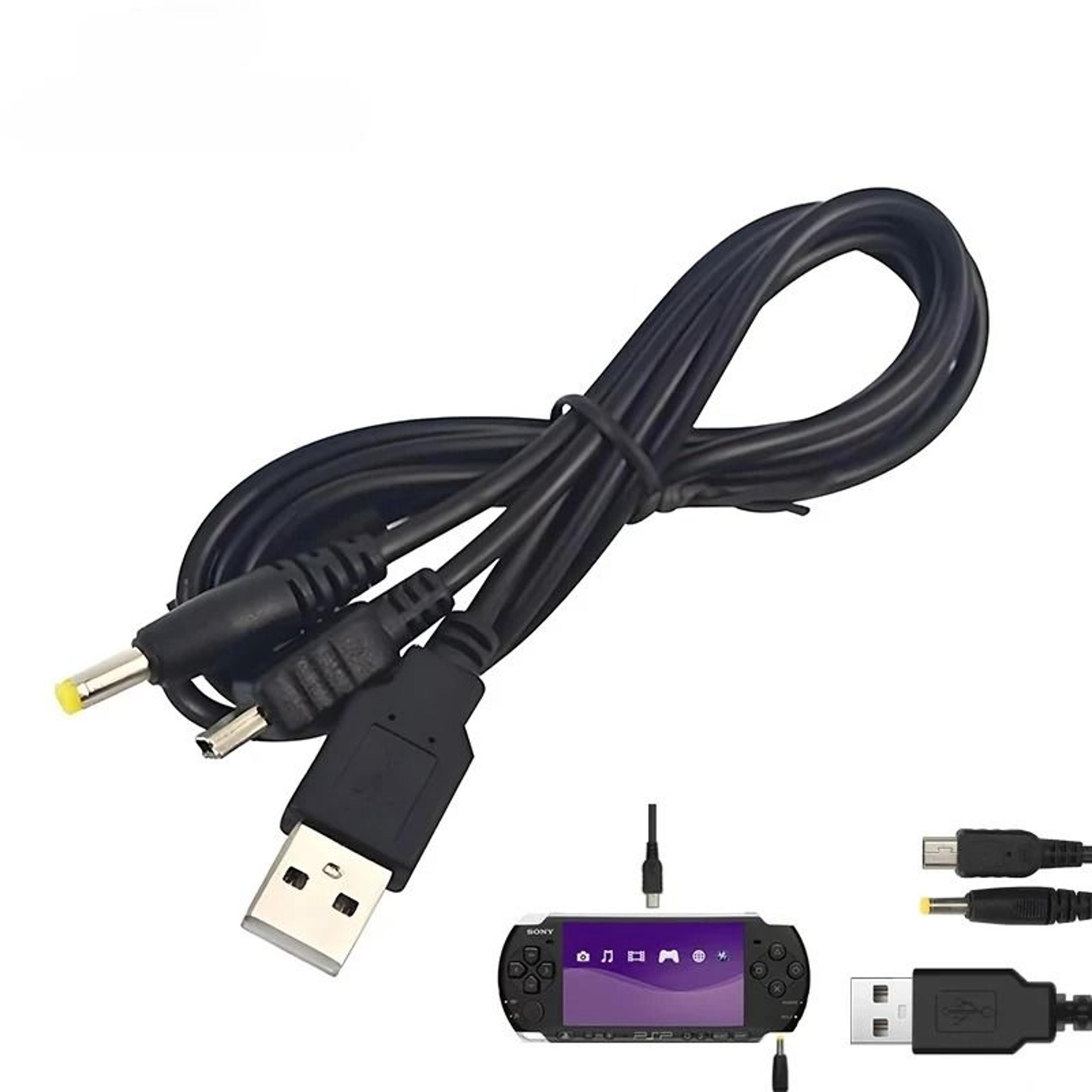2 in 1 usb charging & data cable for psp