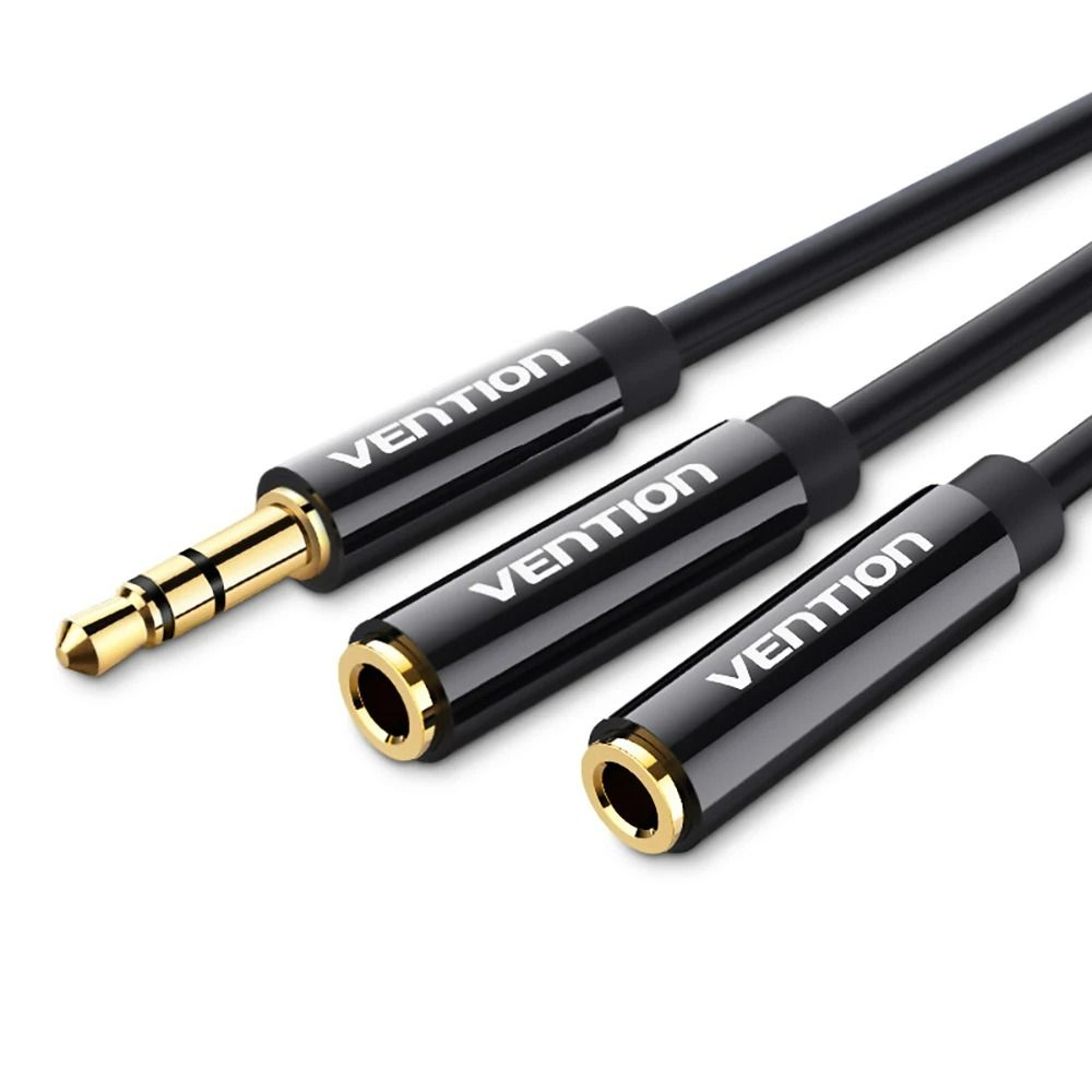 dual port 3.5mm headphone audio splitter