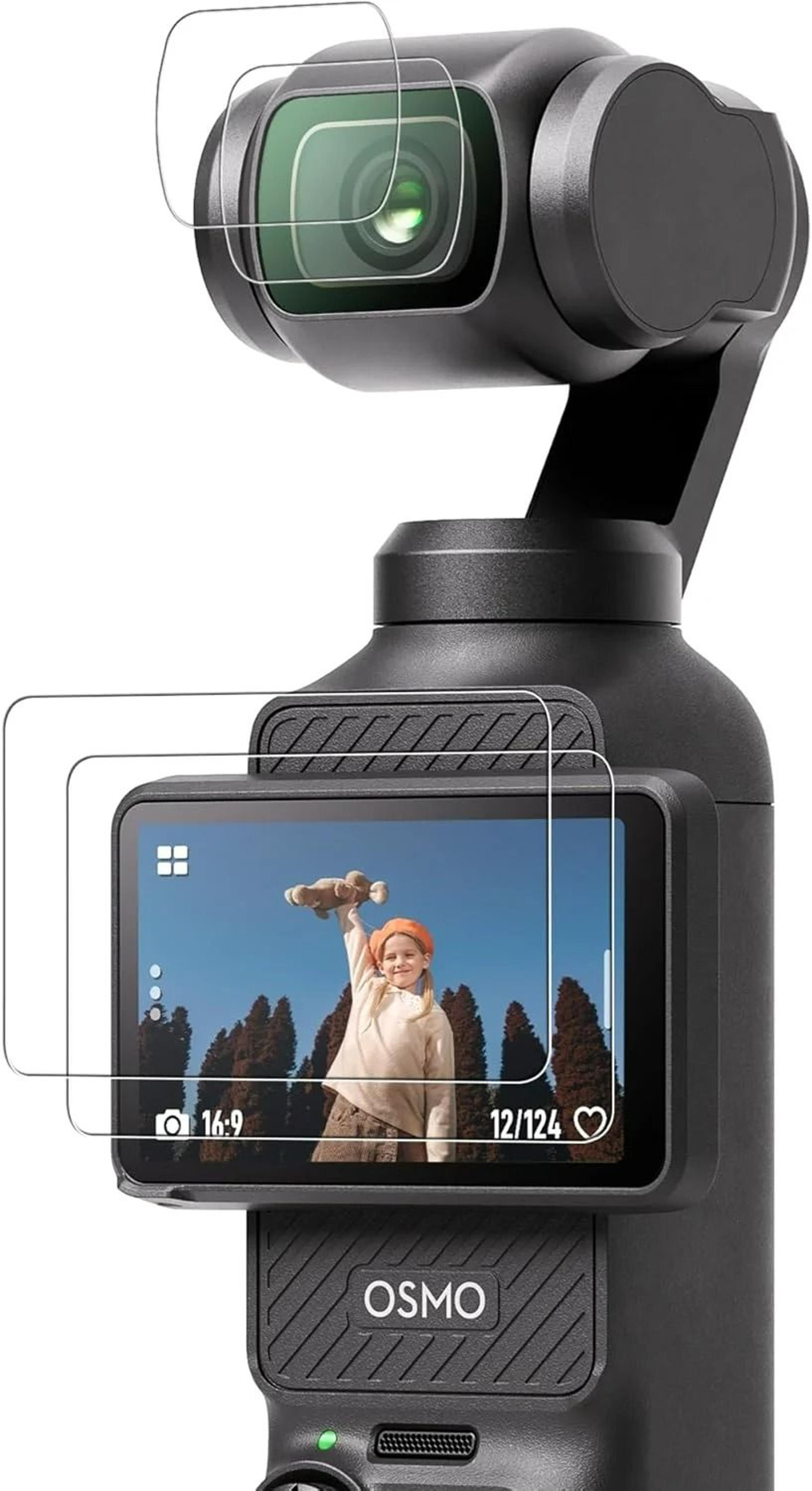 dji osmo pocket lens and screen glass protector