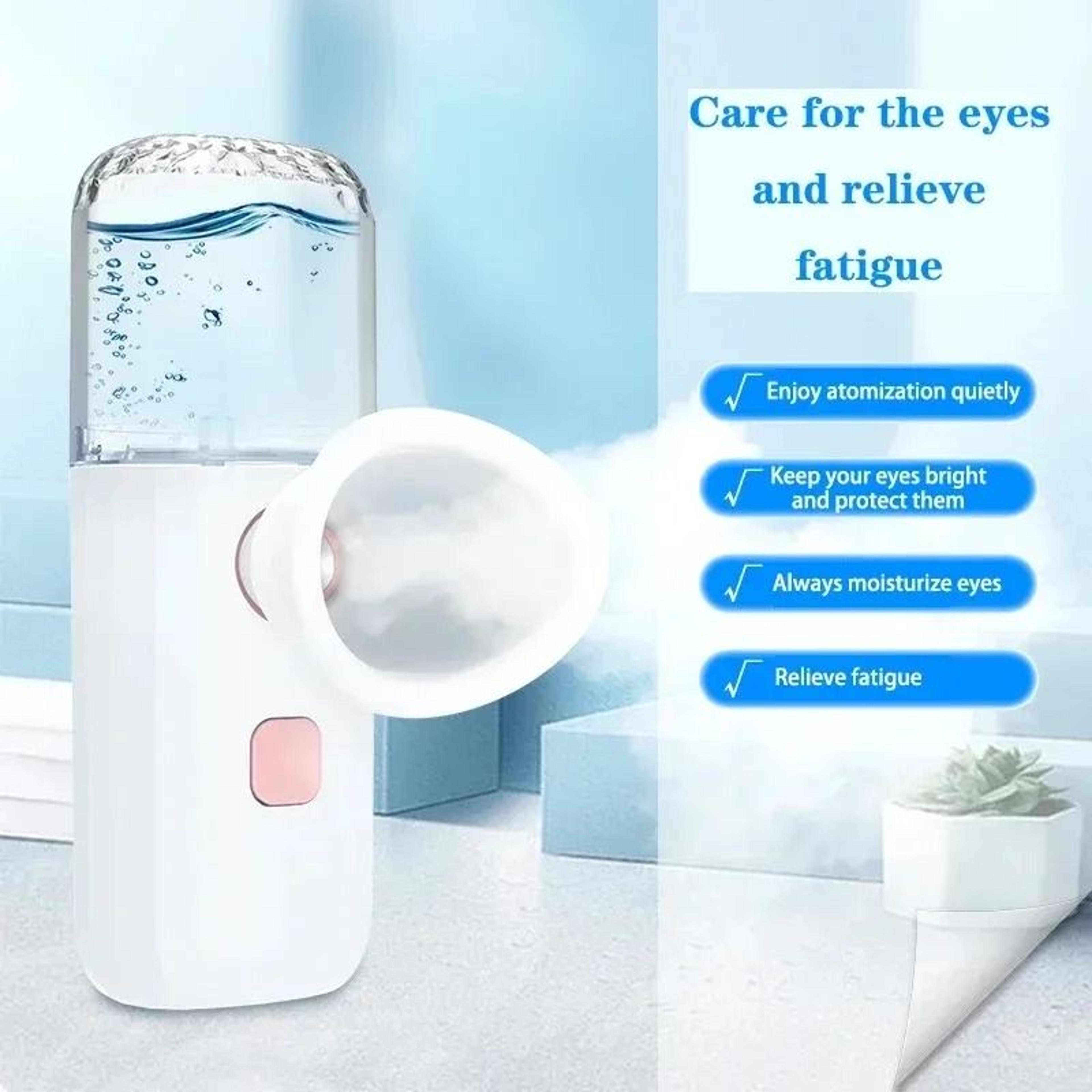 portable 3 in 1 nano mist eye massager