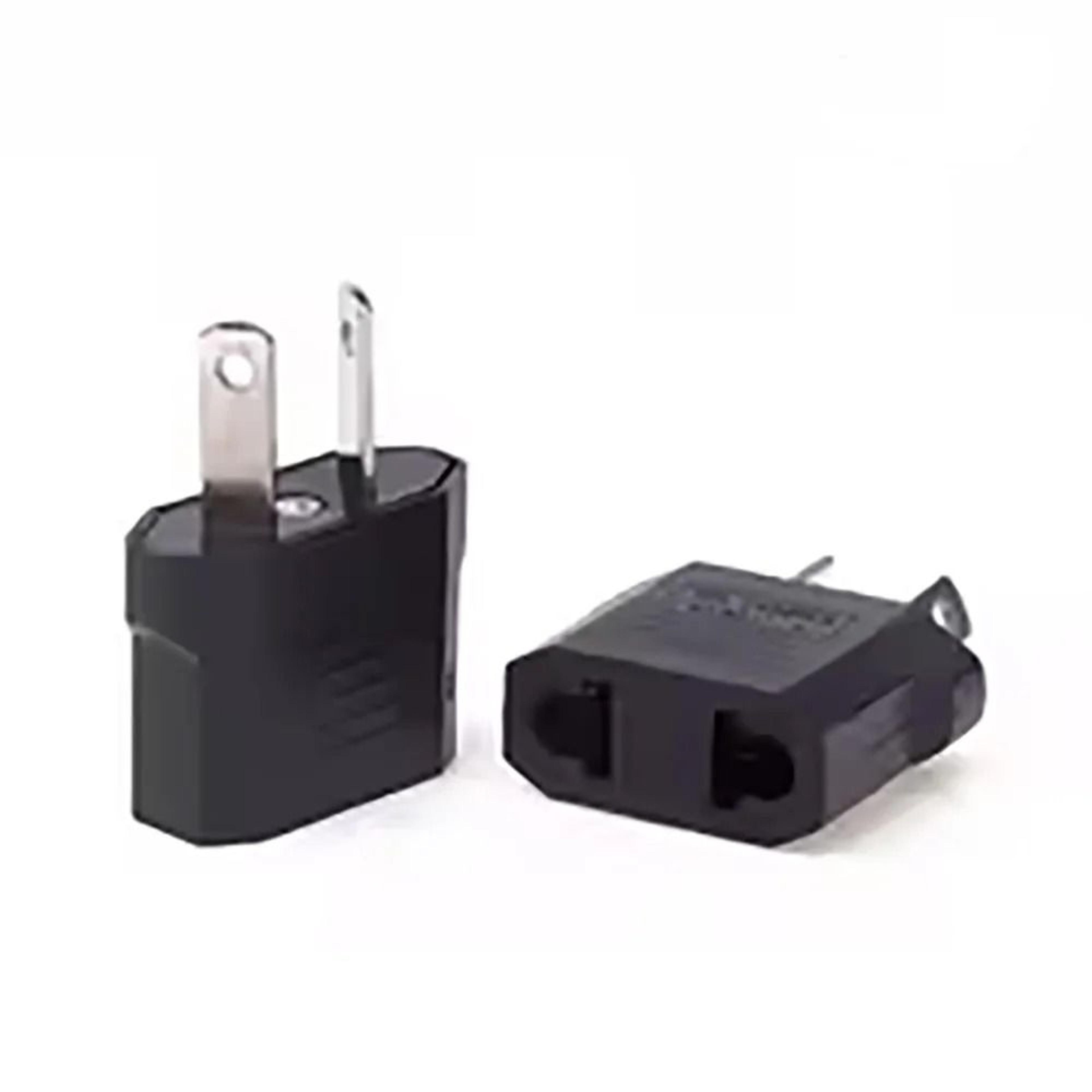 compact us eu to australia travel plug adapter