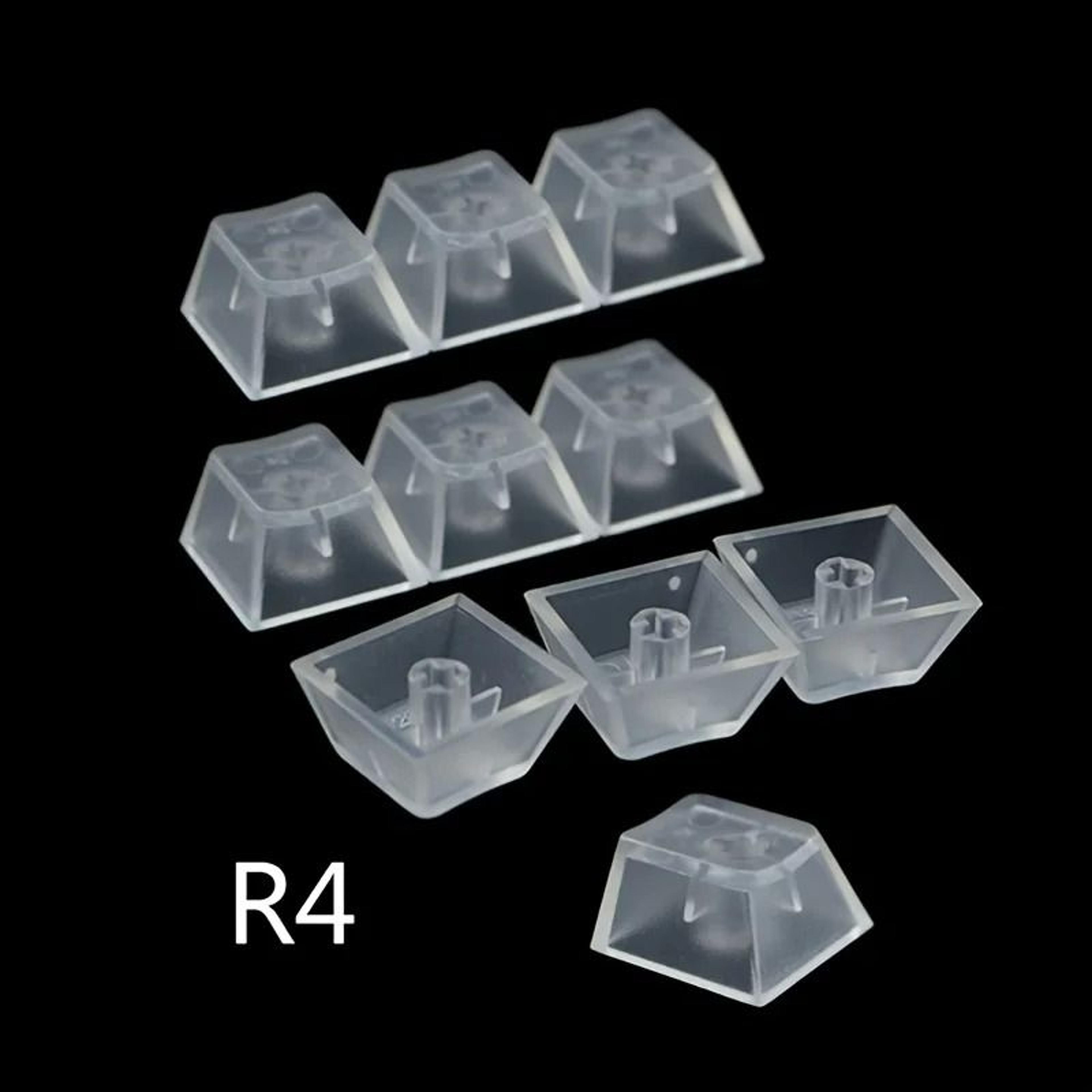 frosted transparent r4 backlit keycap set