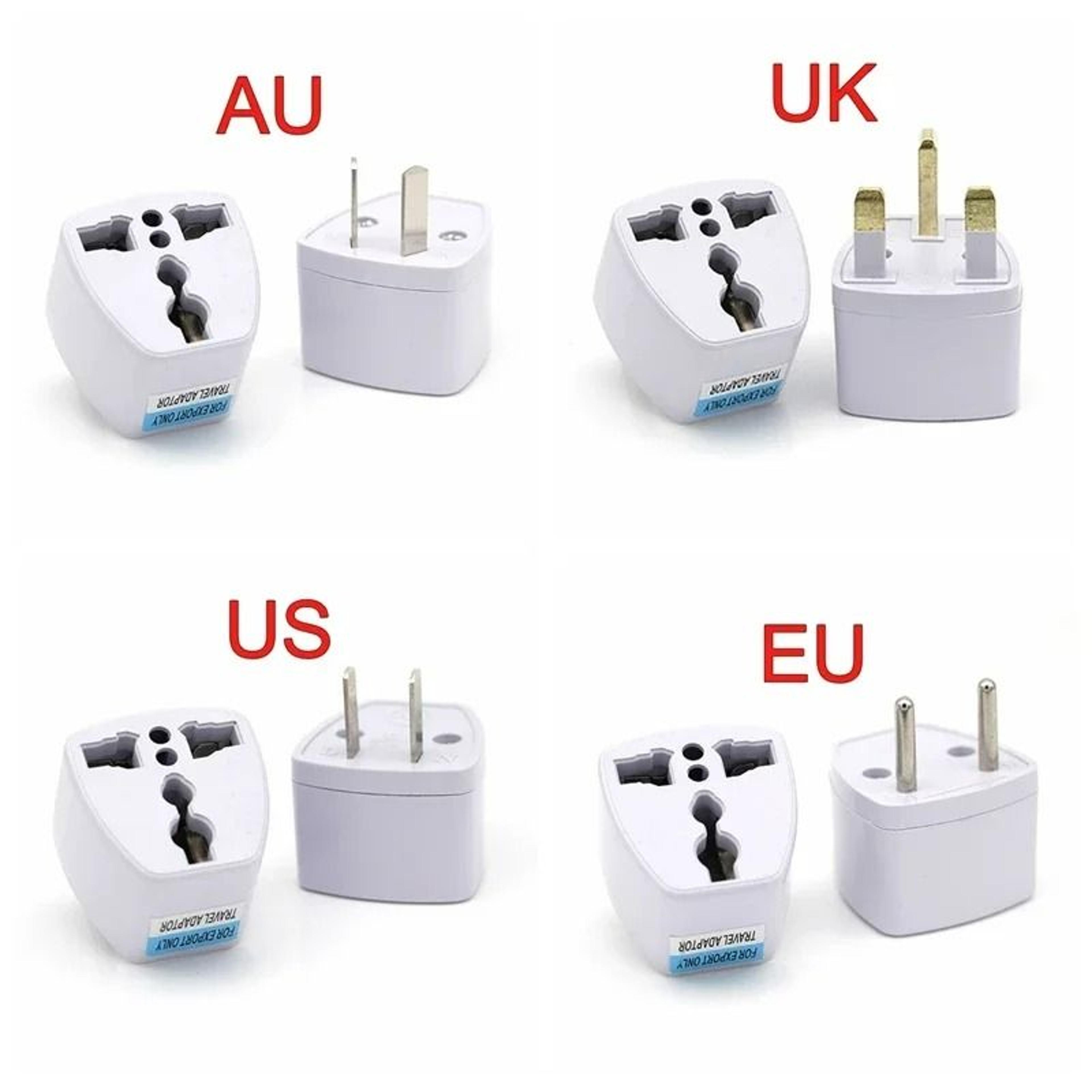 eurolink universal two pin travel plug adapter