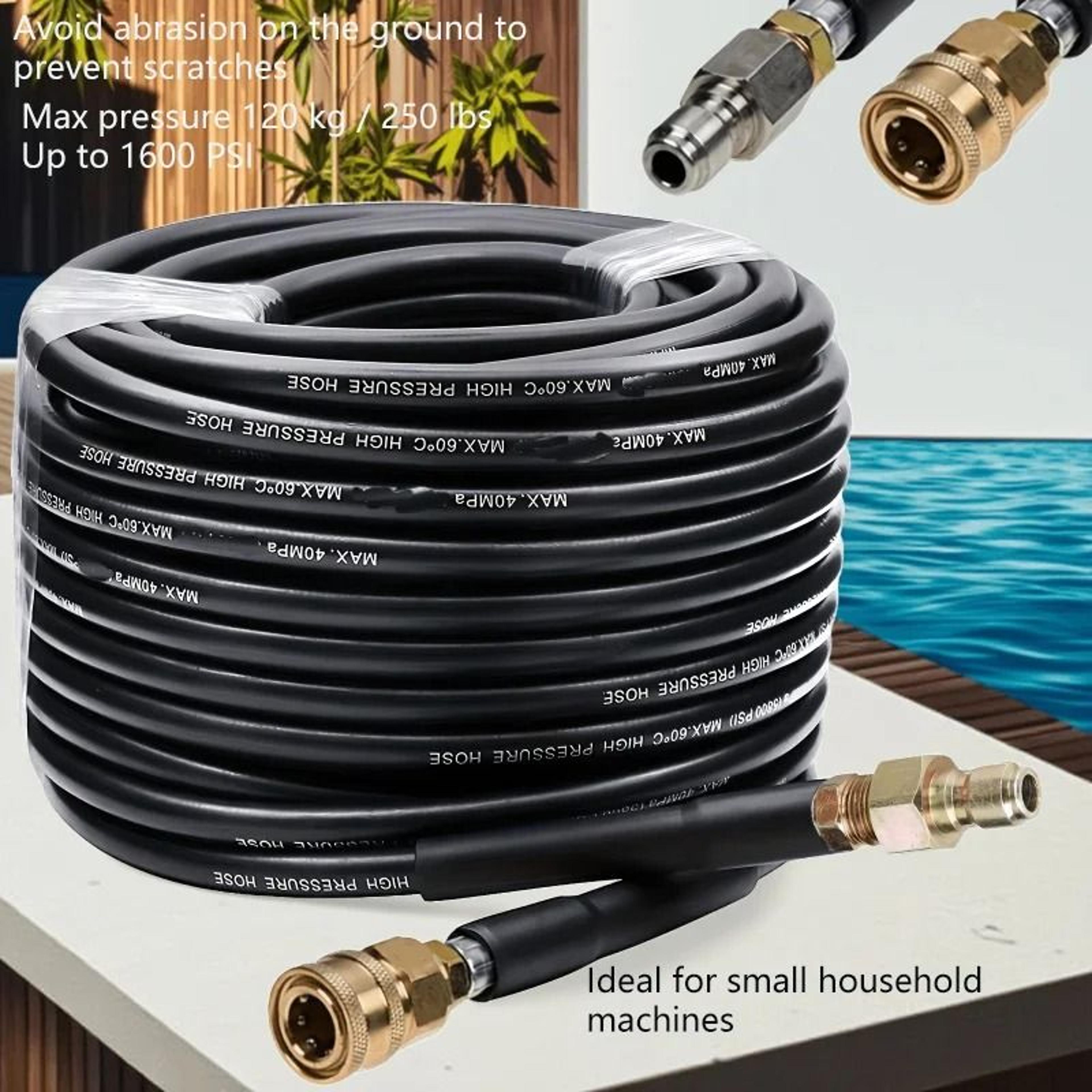 flowjet 1600 psi pressure washer drain cleaning kit
