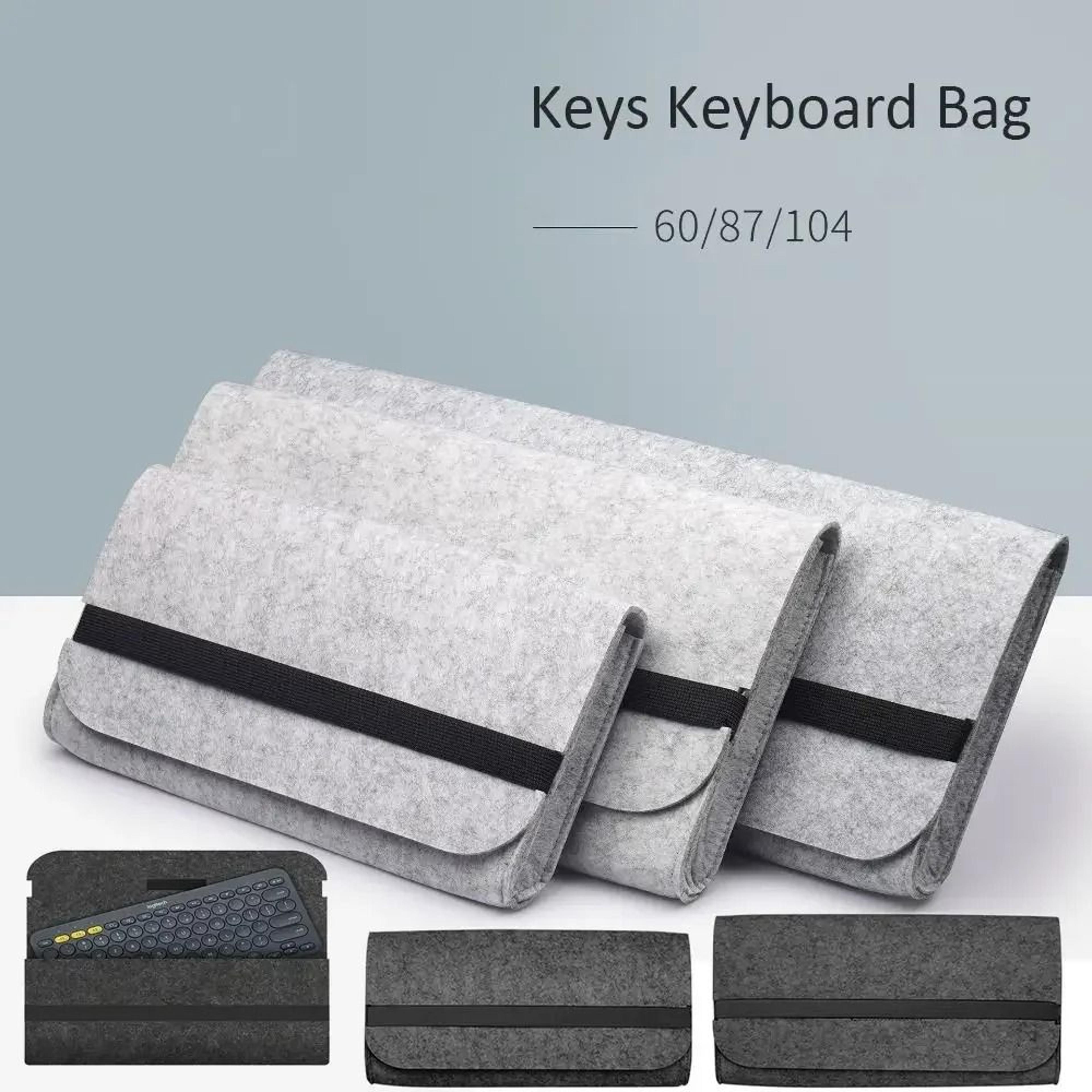 protective felt mechanical keyboard carrying bag