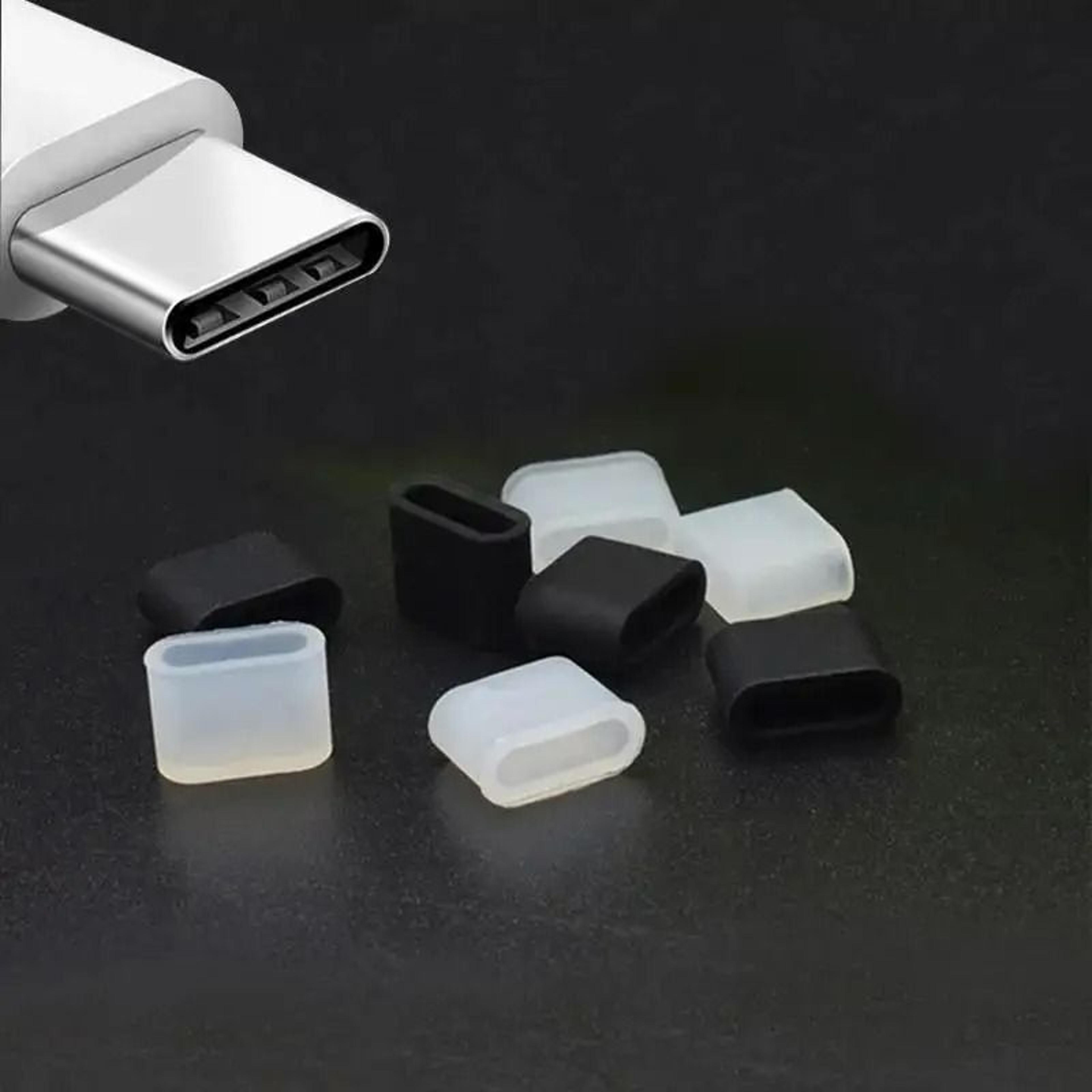 20 piece silicone usb c dust plugs