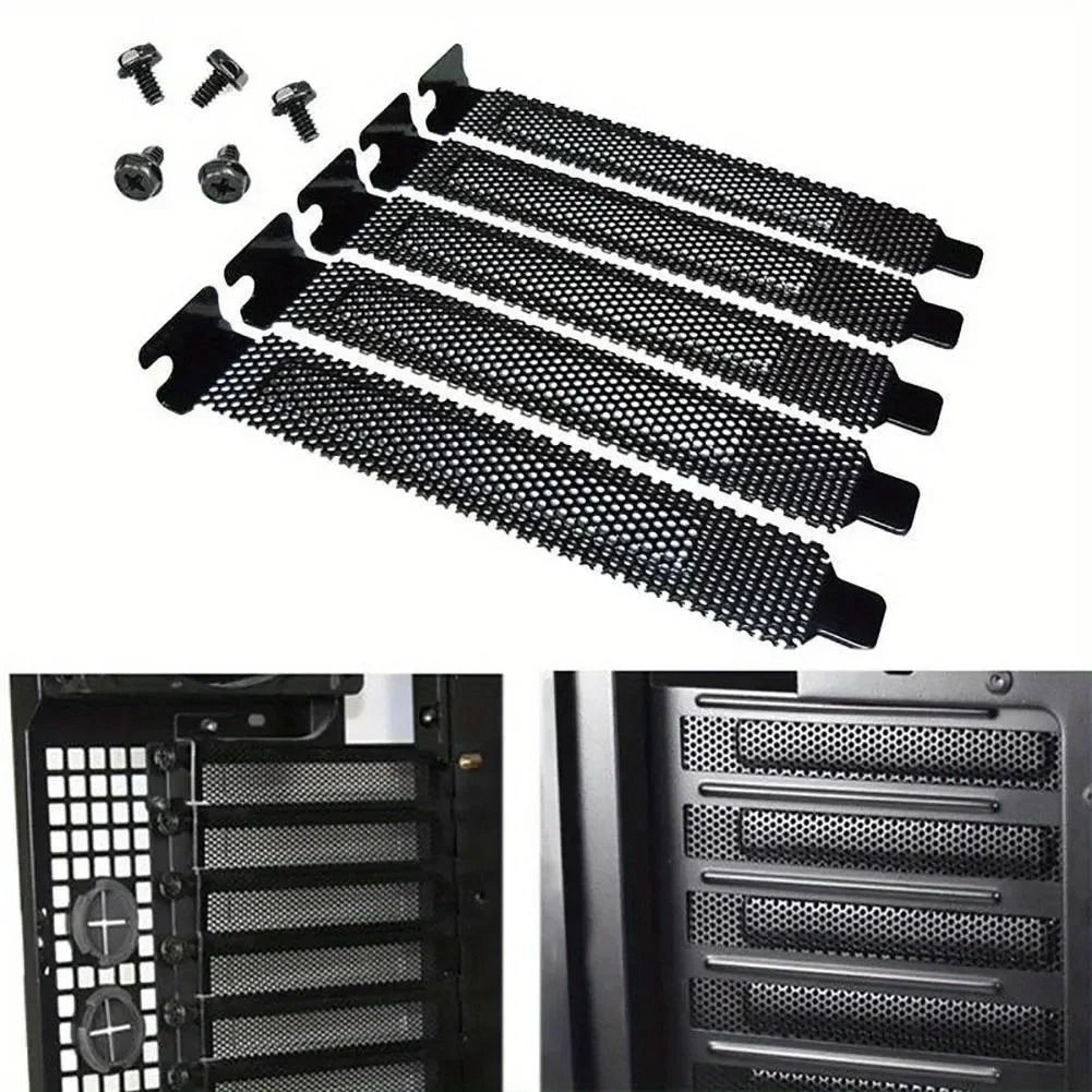 vented pci slot cover set