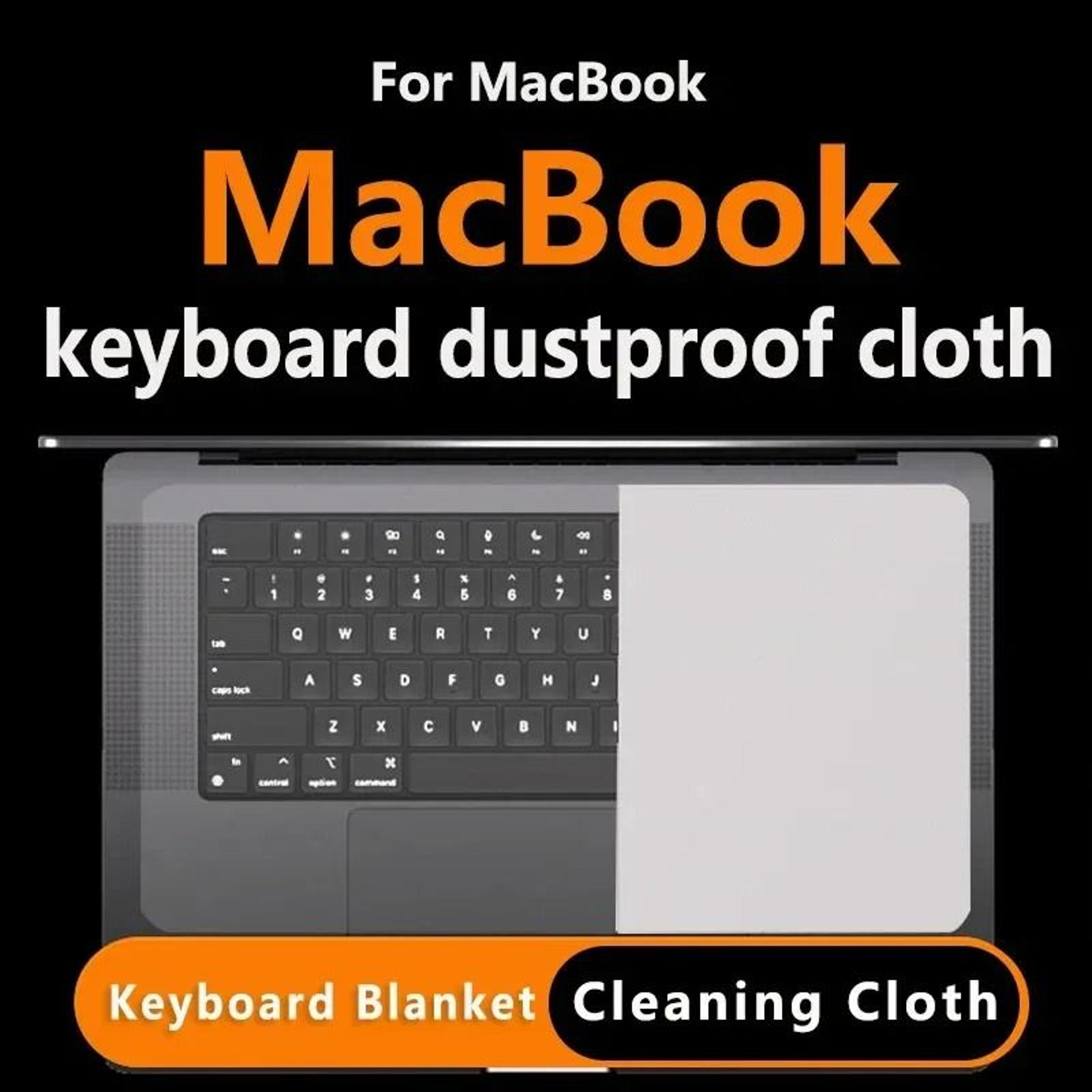 macbook microfiber screen and keyboard protector cloth