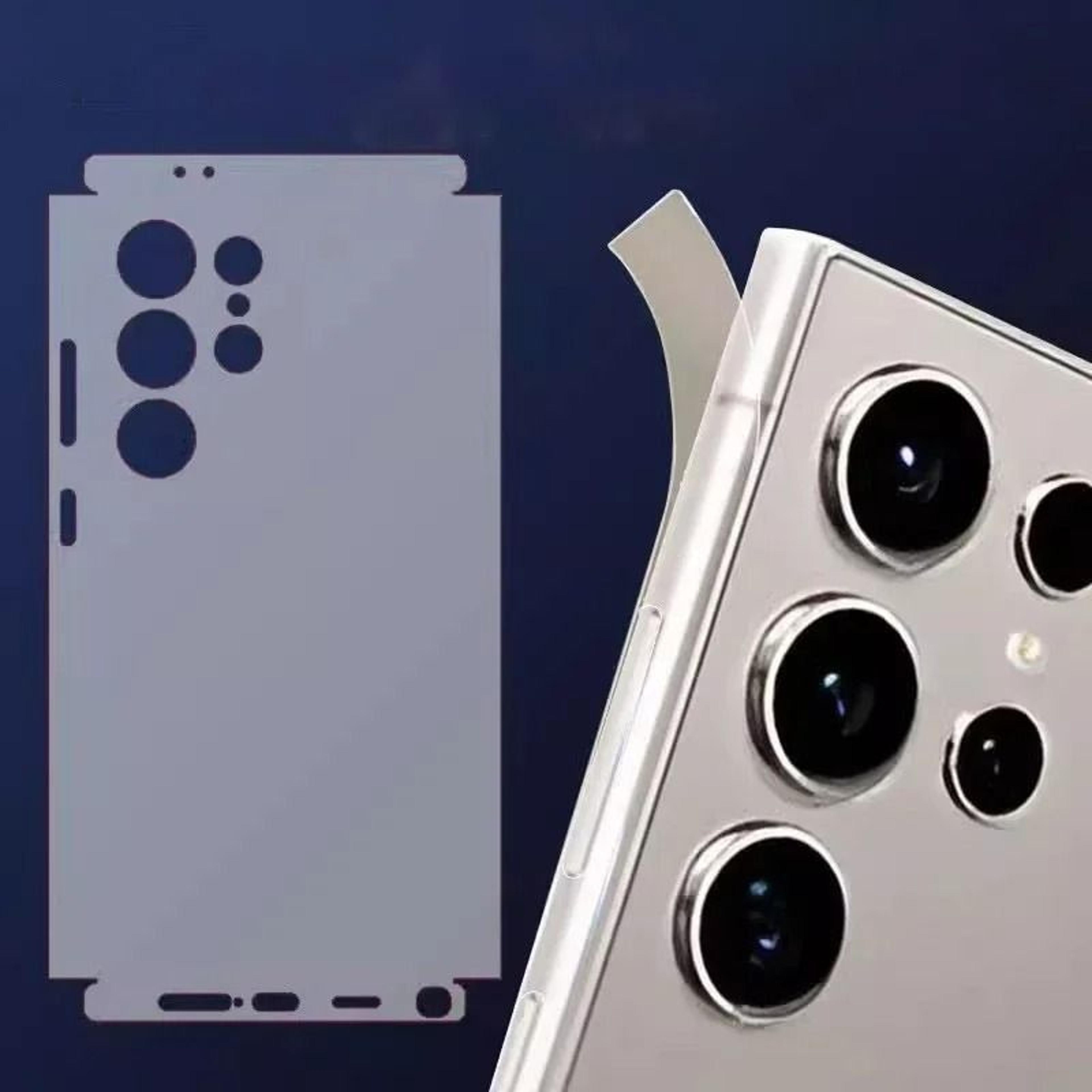 2 piece galaxy s24 s25 hydrogel back protector