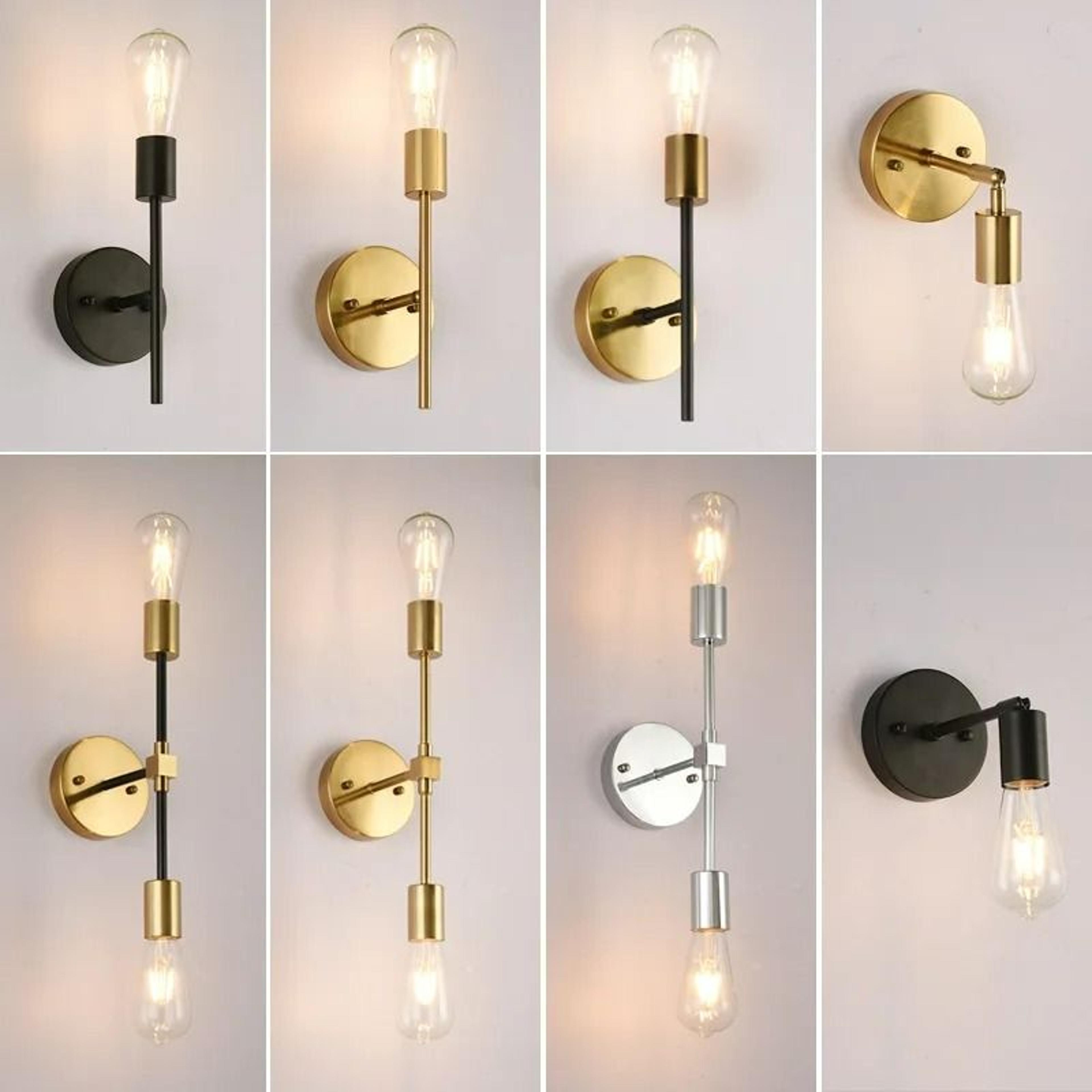 dual glow minimalist led wall lamp