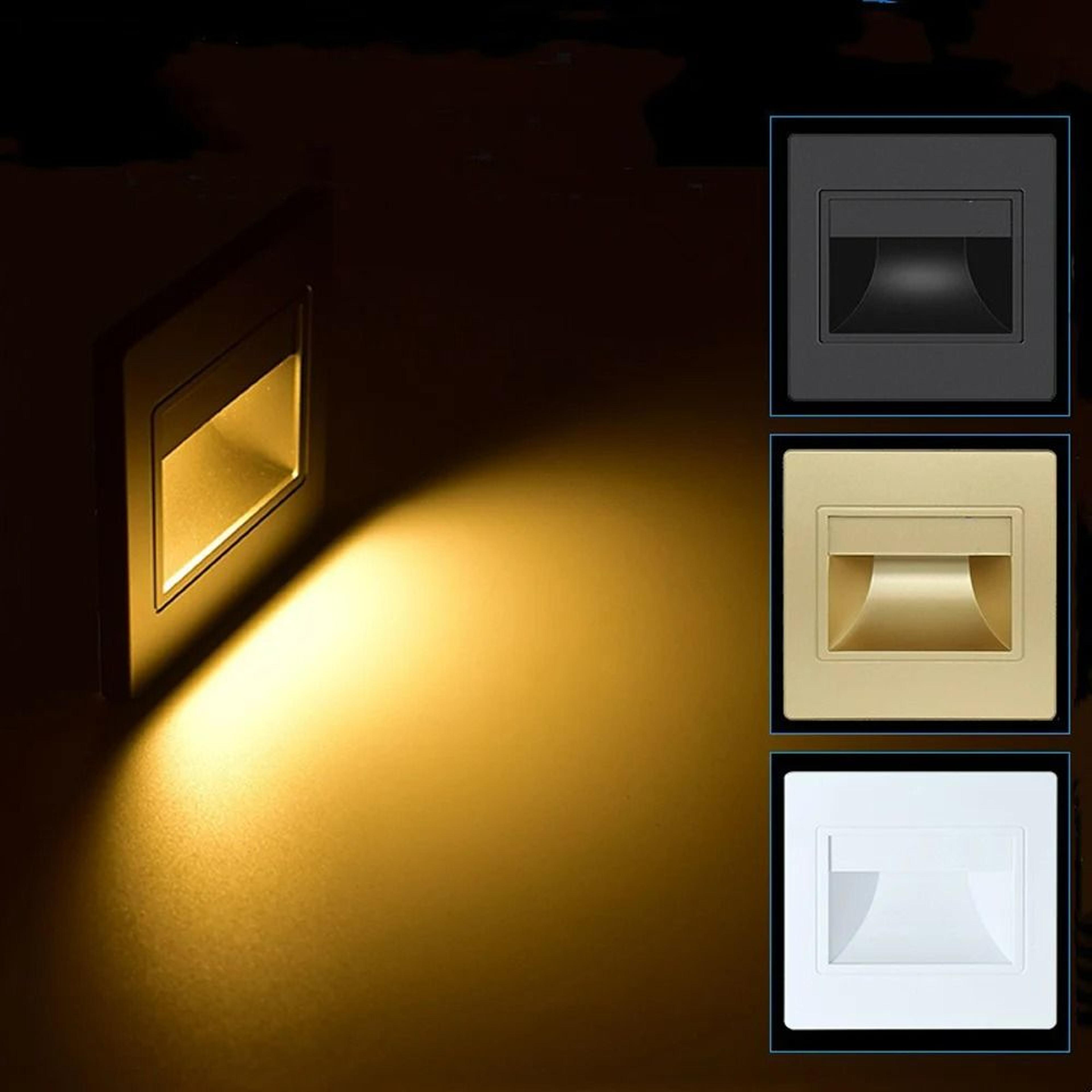 modern recessed led step light