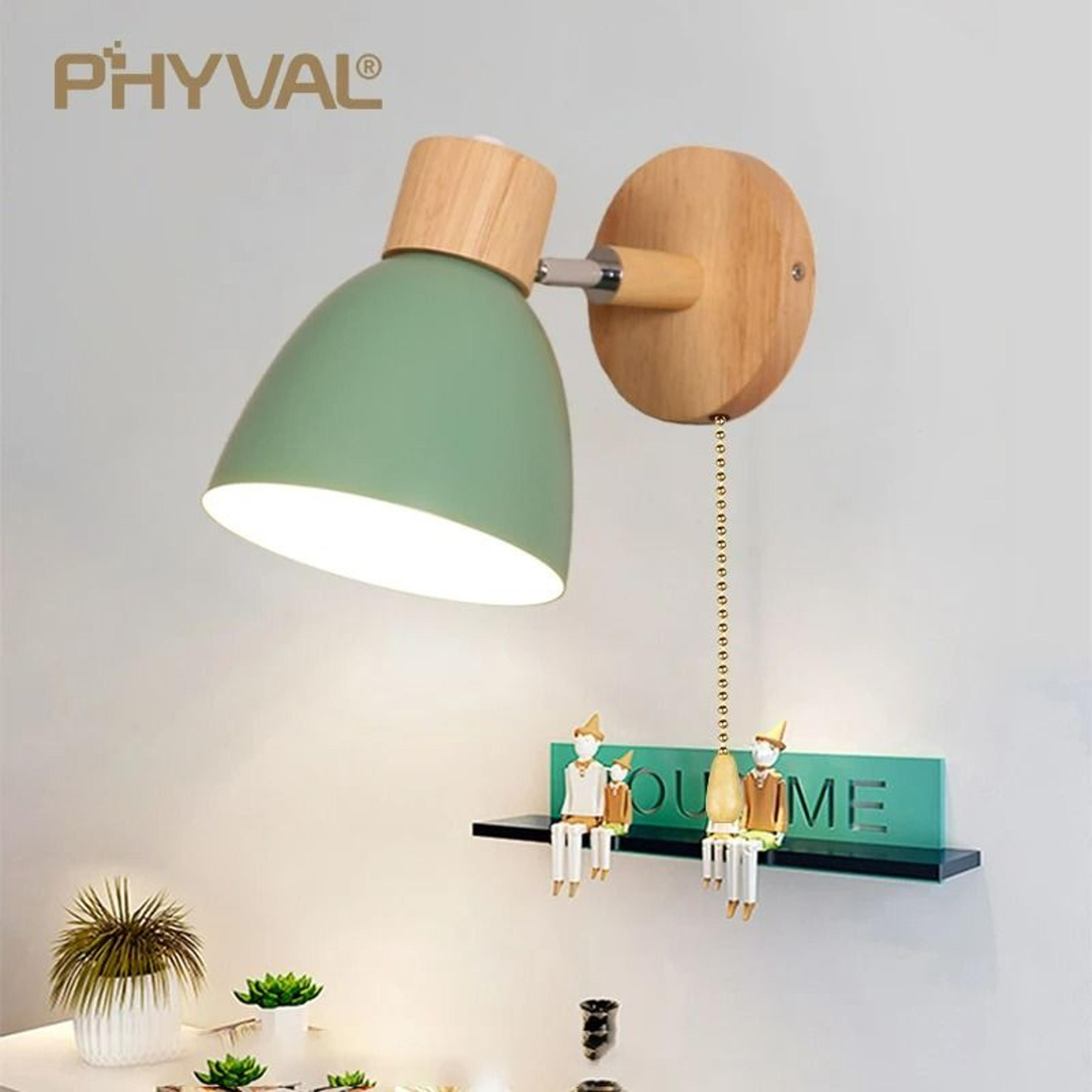 colorful nordic adjustable wall lamp