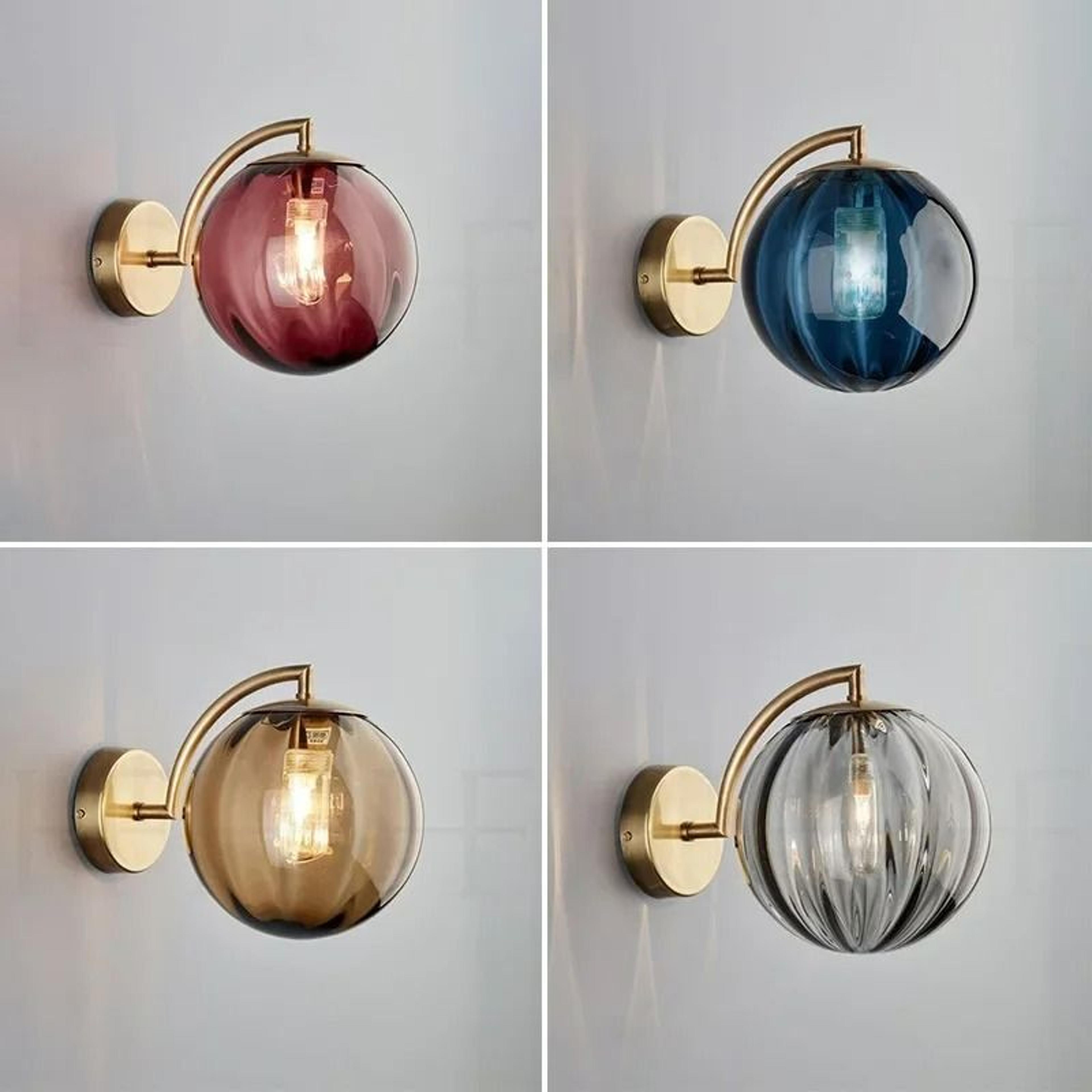 elara brass nordic wall sconce