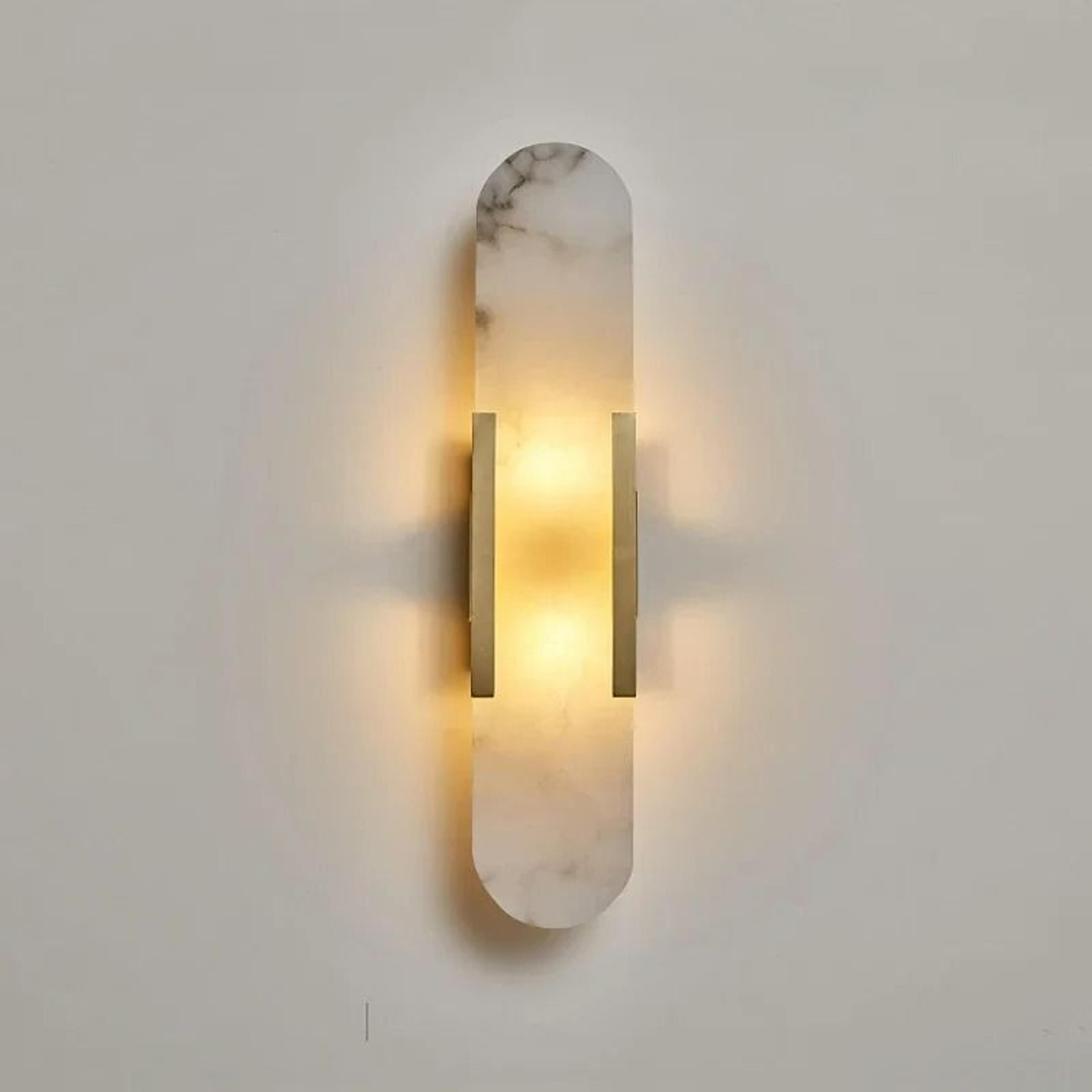 solis marble socket wall sconce