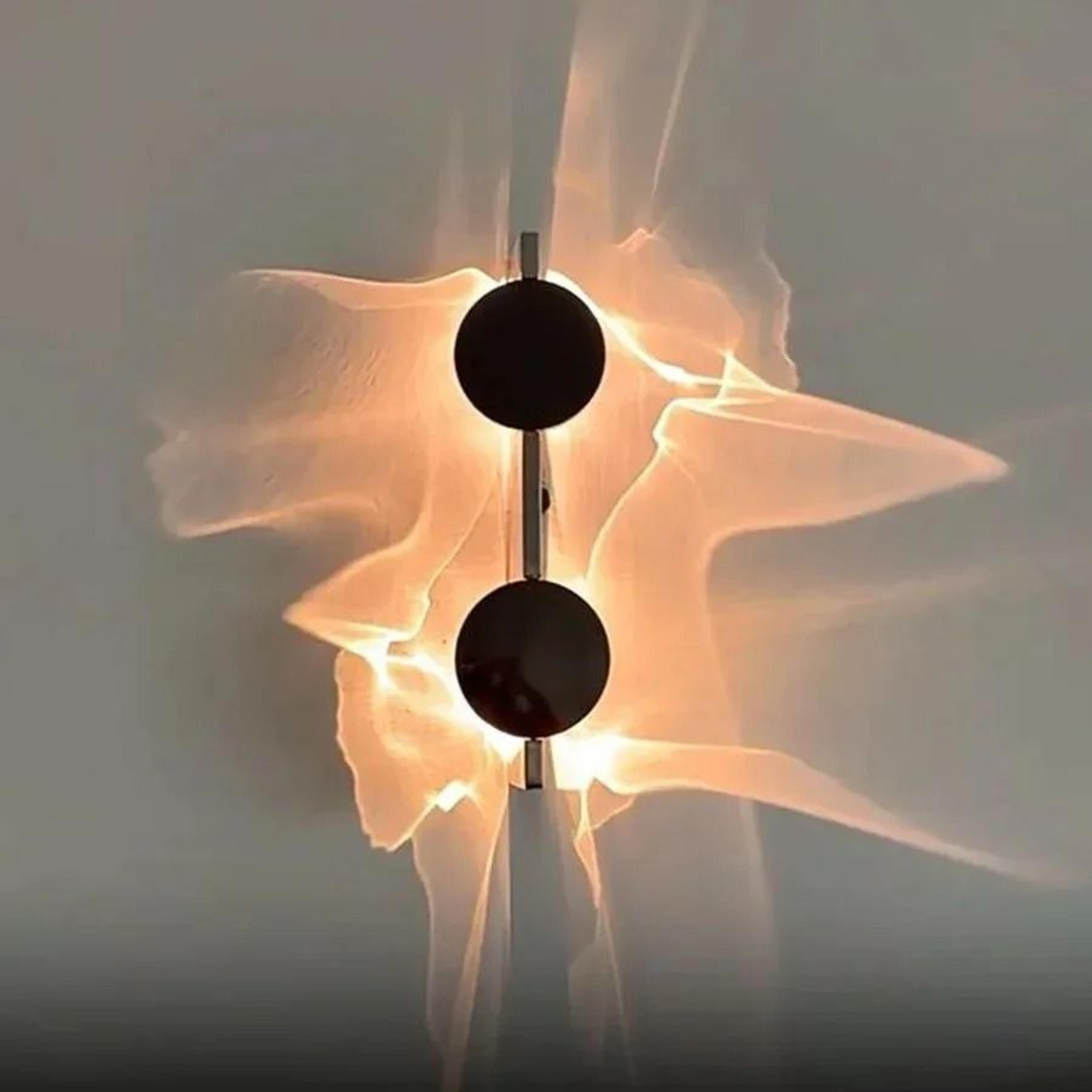 rippleshade artistic led wall lamp