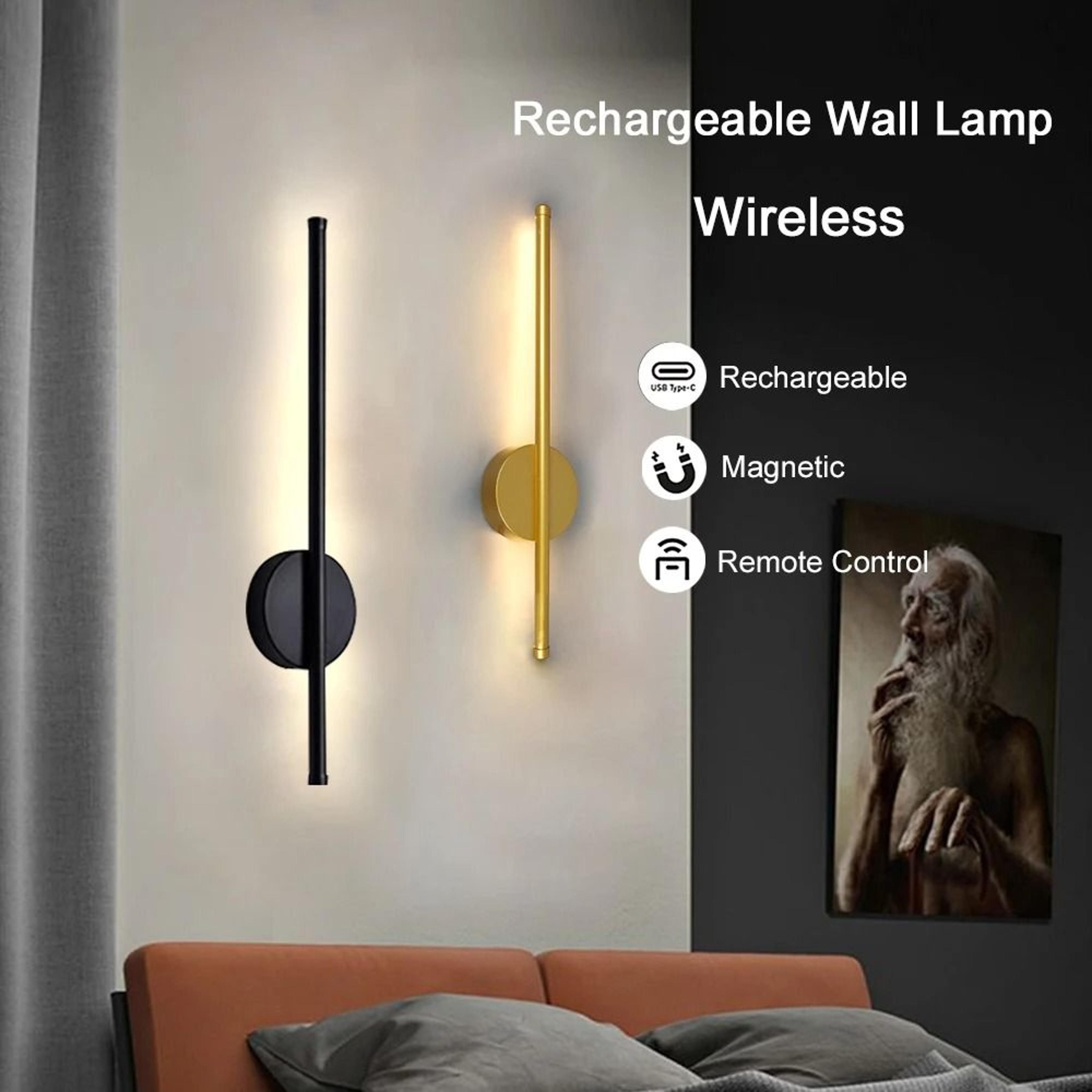 360 adjustable rechargeable led wall light