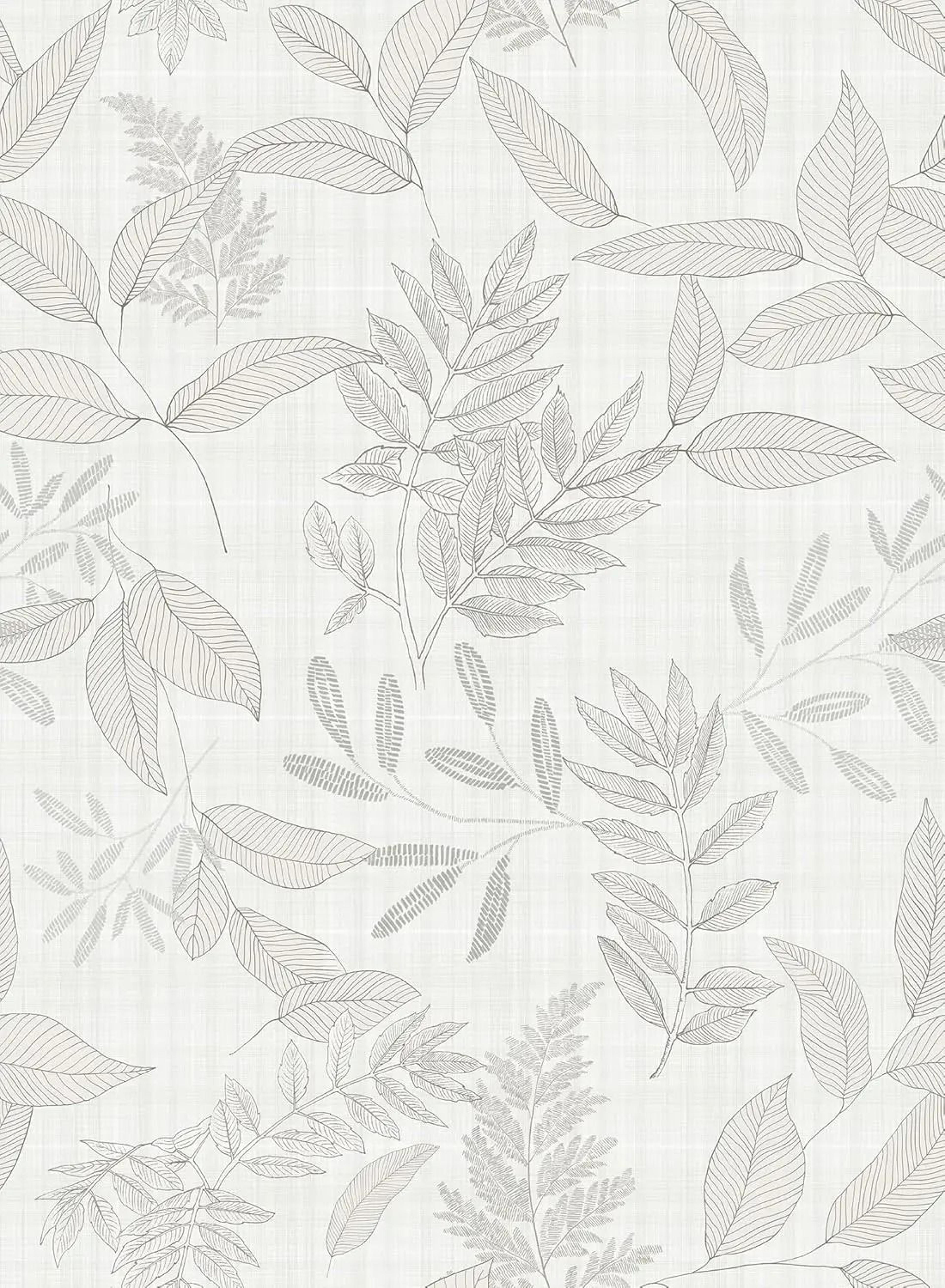 verdant boho leaf wallpaper