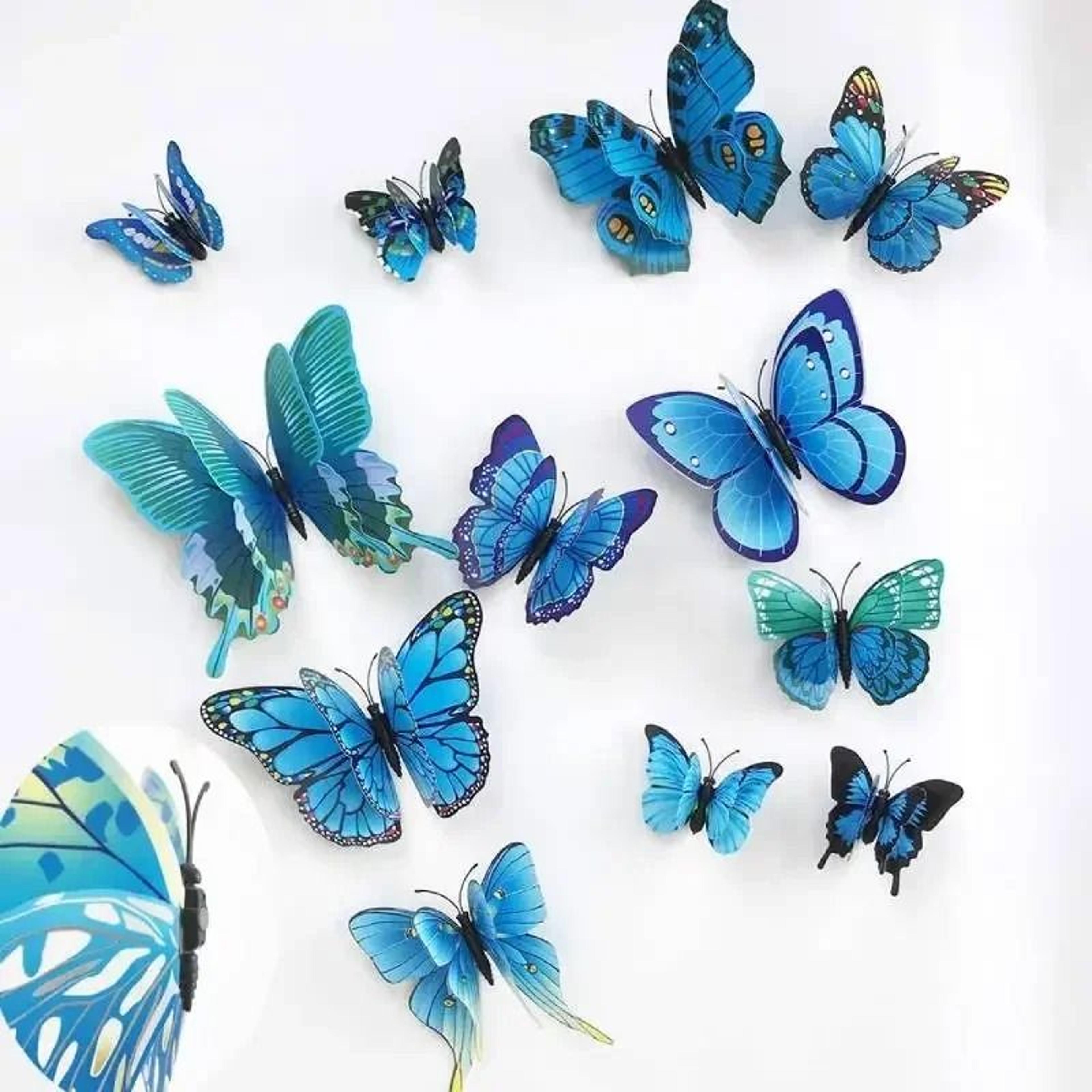 flutterpop colorful butterfly decal set