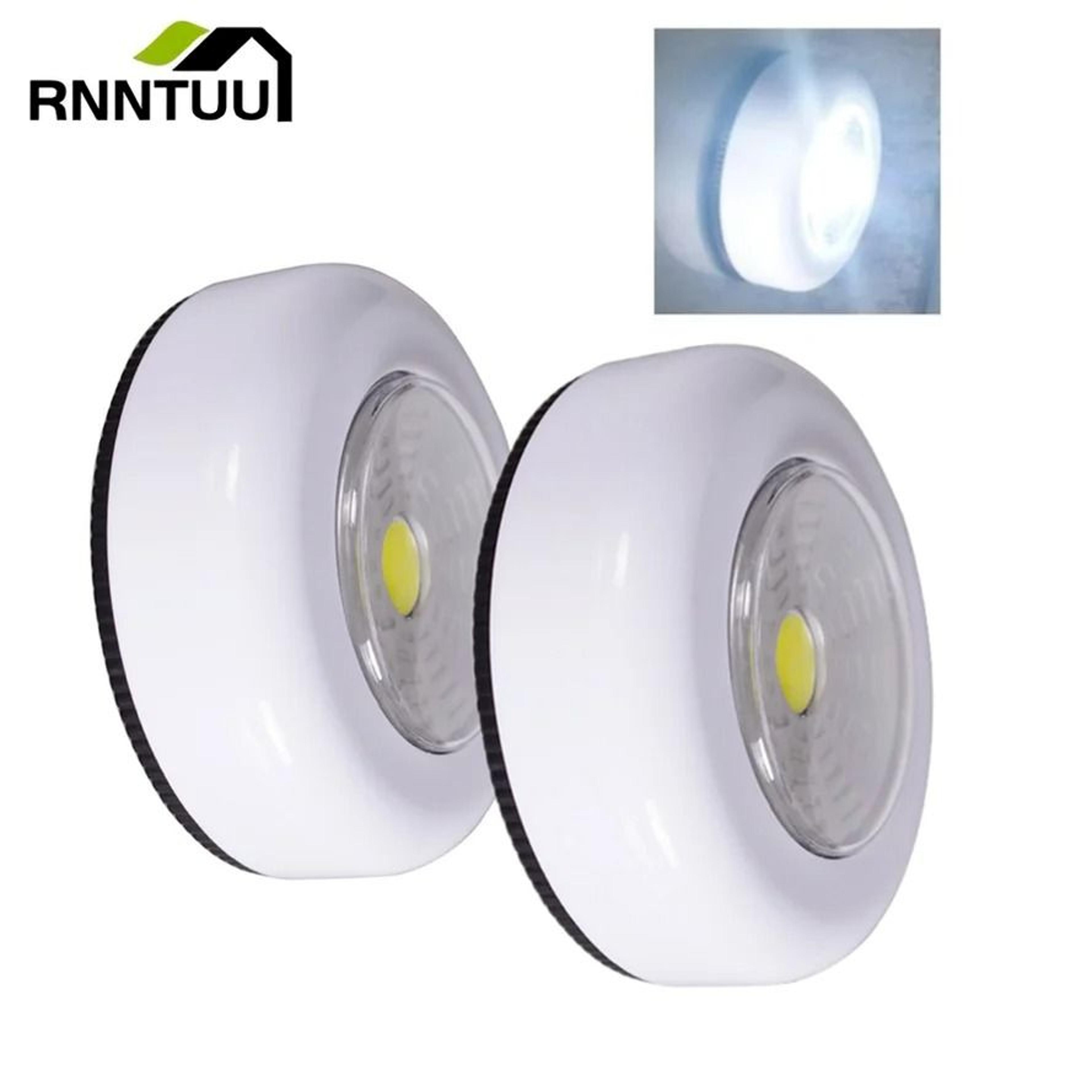 round touch led puck light