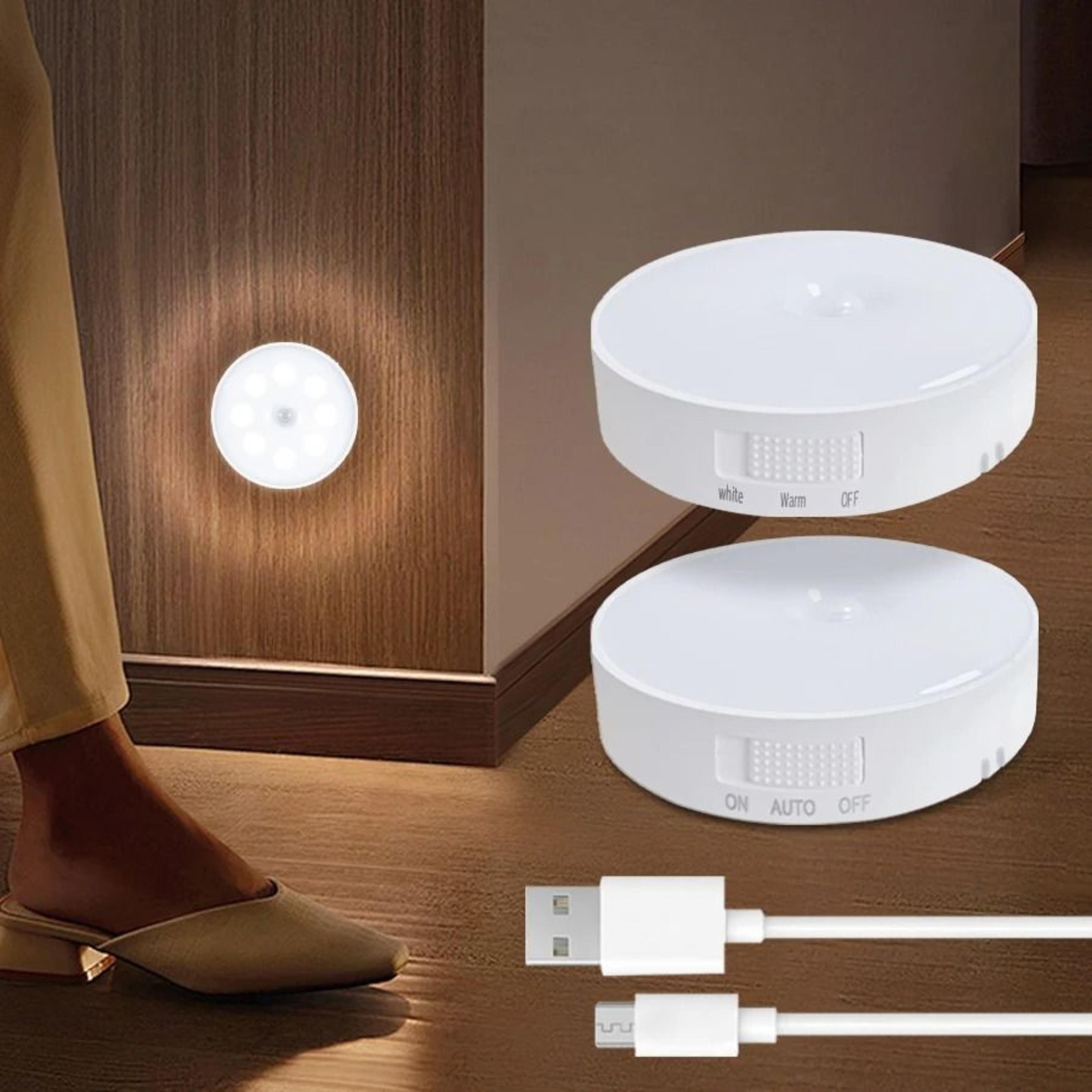 pir rechargeable sensor night light