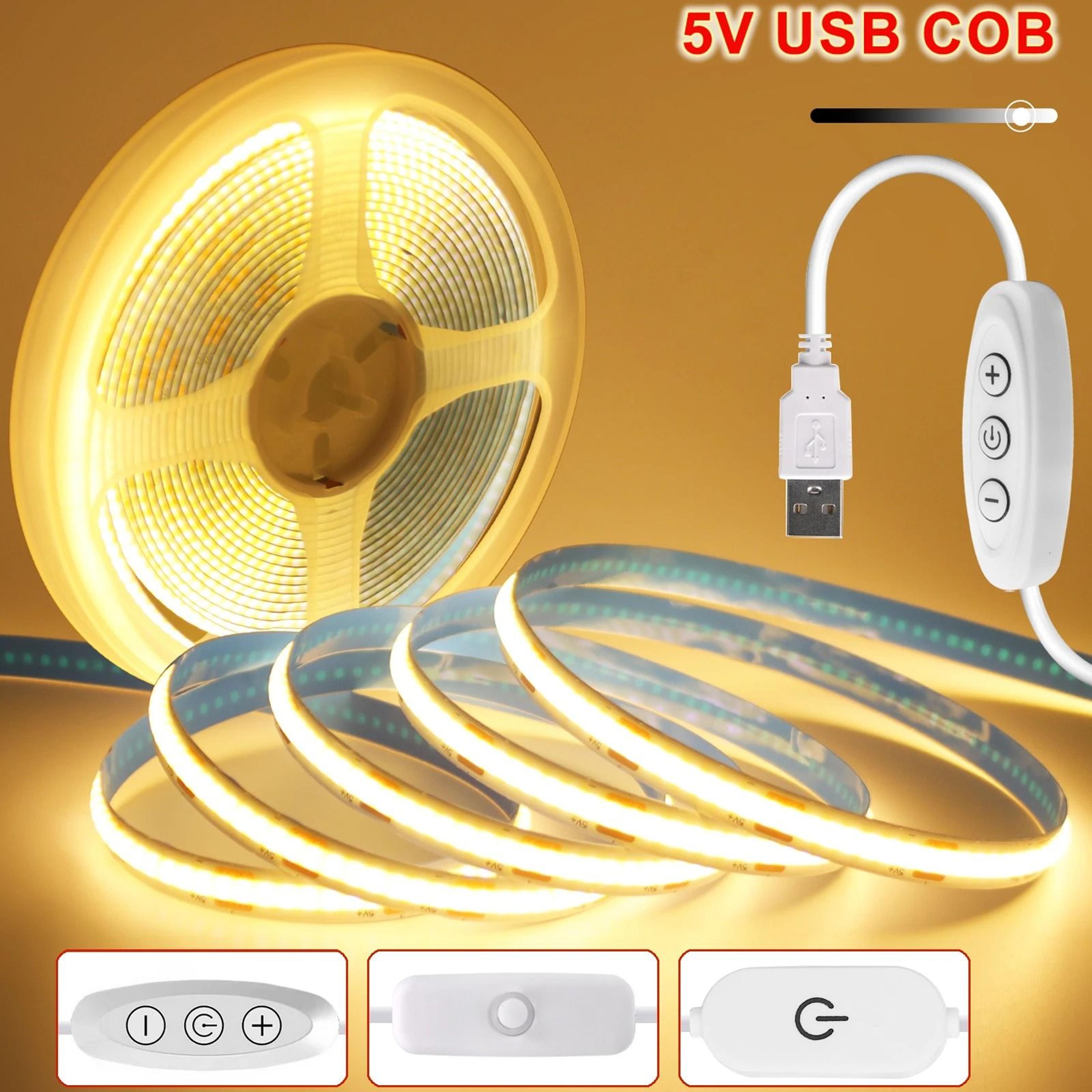 glowflex dimmable cob light strip