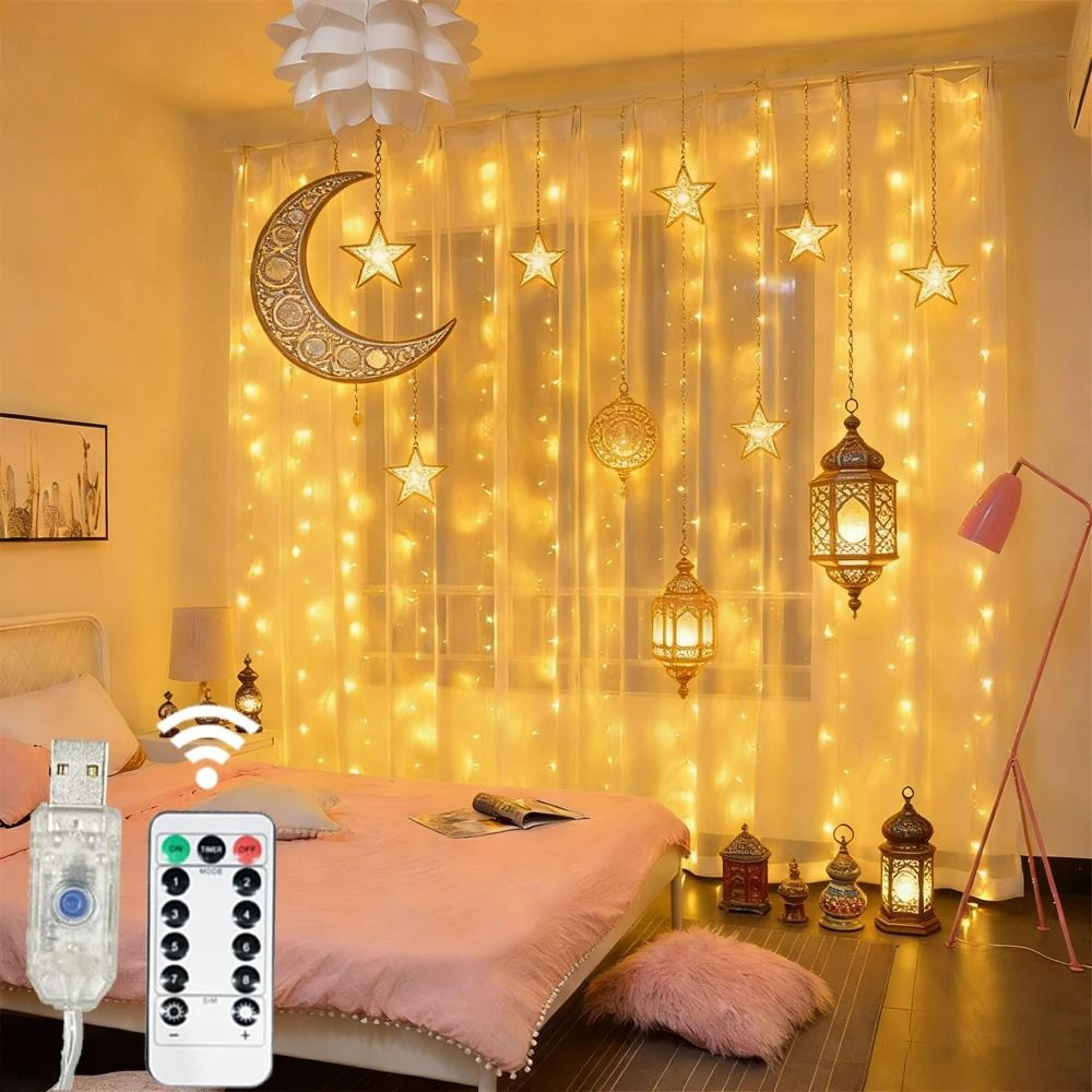 celestial drapes usb fairy curtain lights with remote