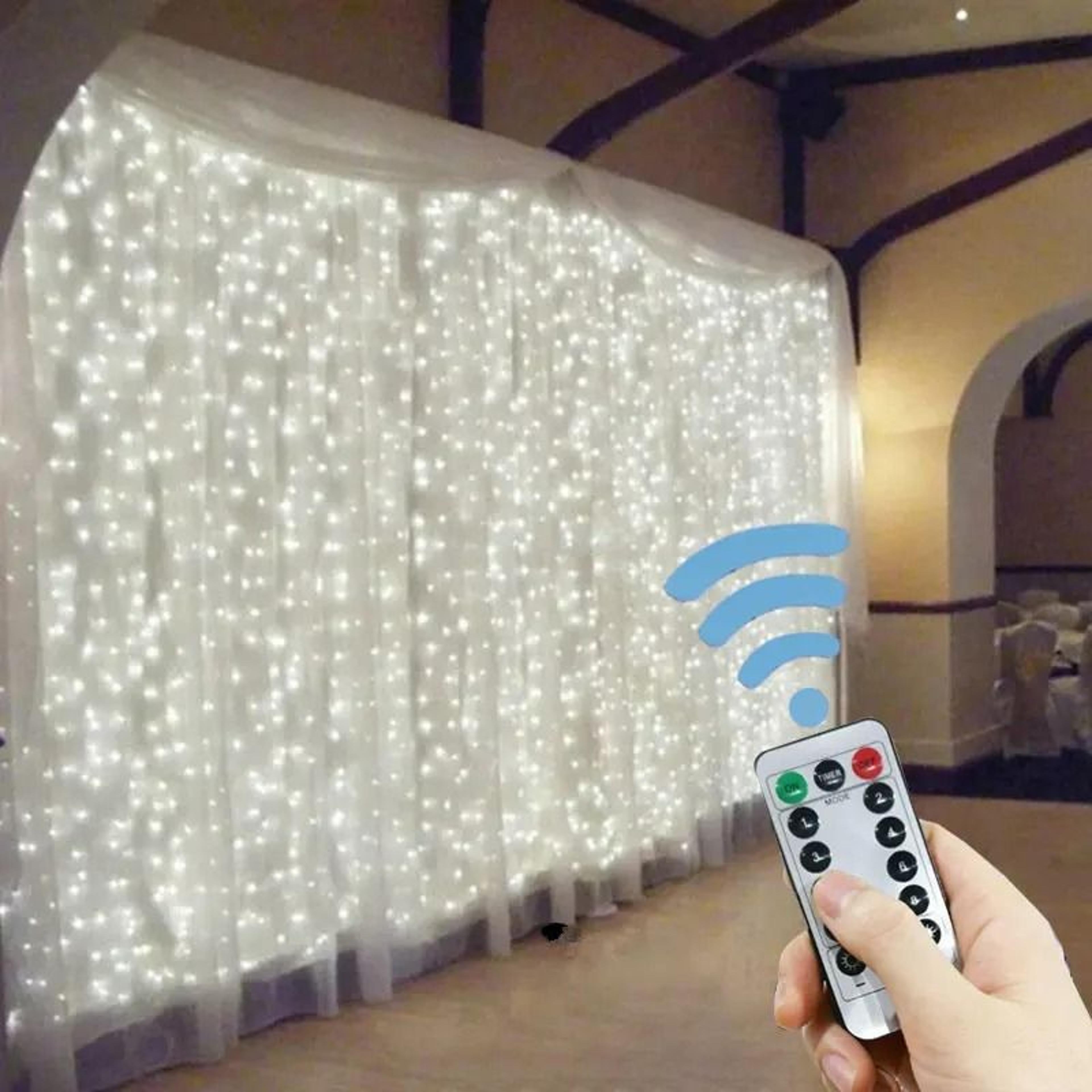 glowvista usb festoon curtain lights for holiday decor