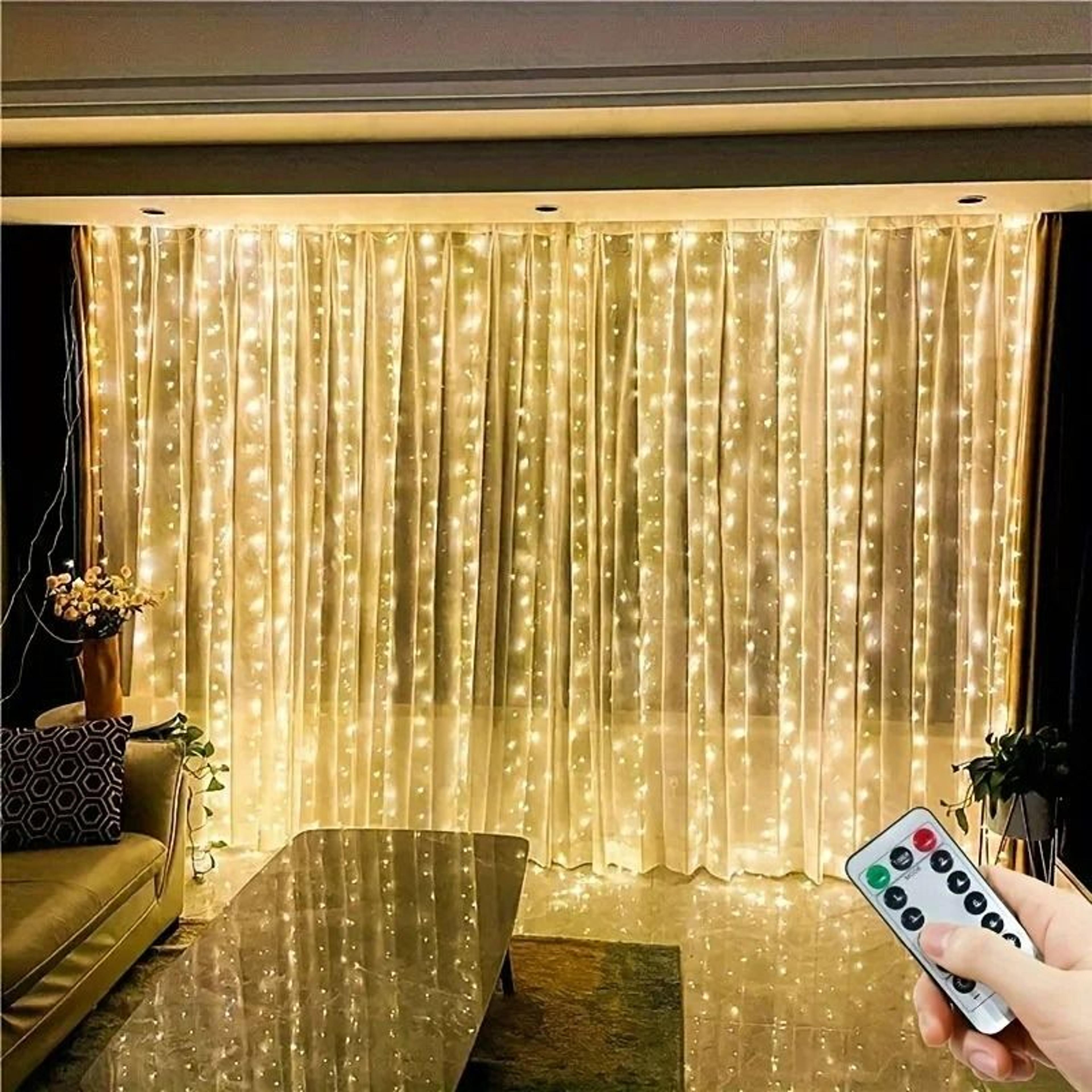 radiantwindow 3m or 6m usb curtain lights with remote