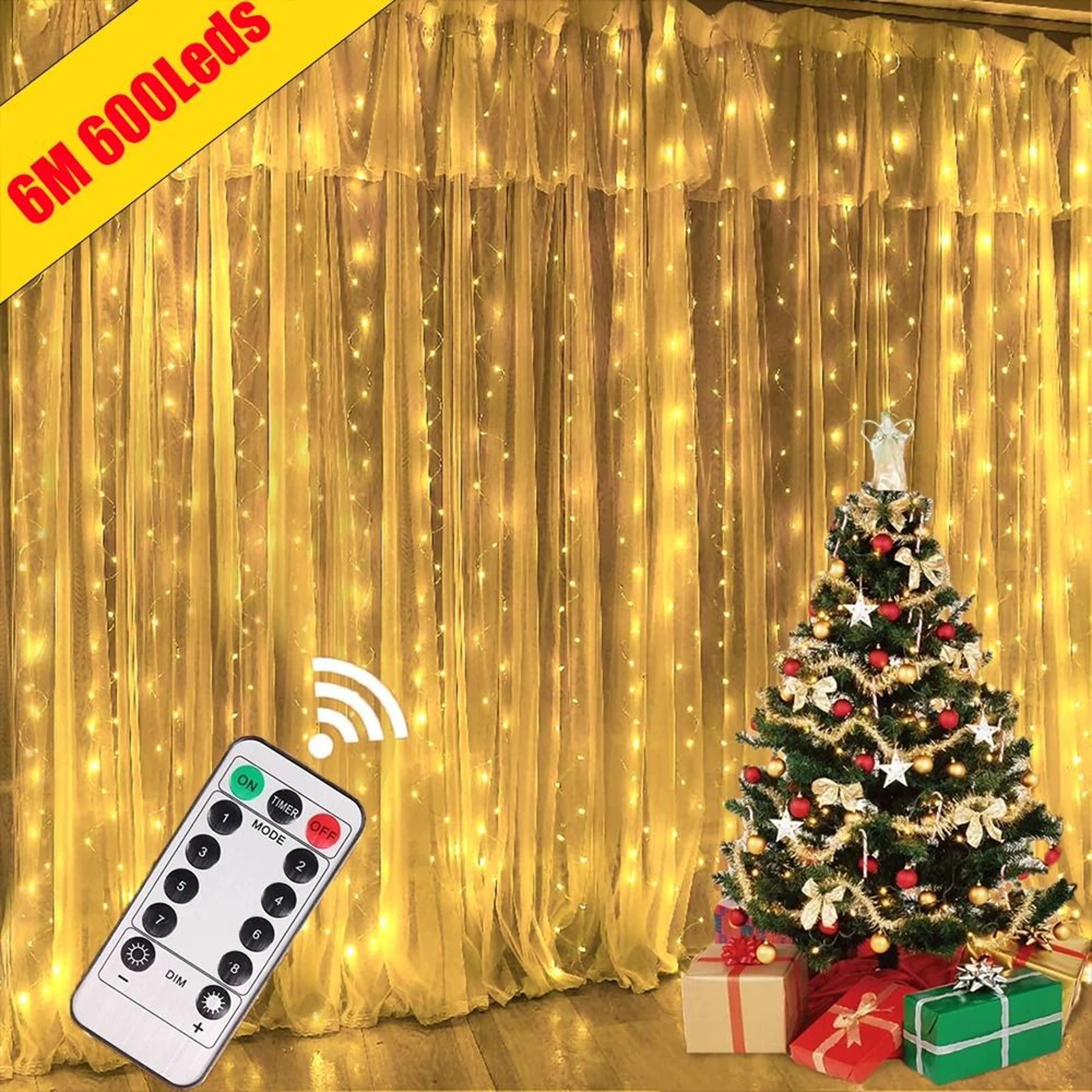 holidaygleam usb garland curtain lights with remote