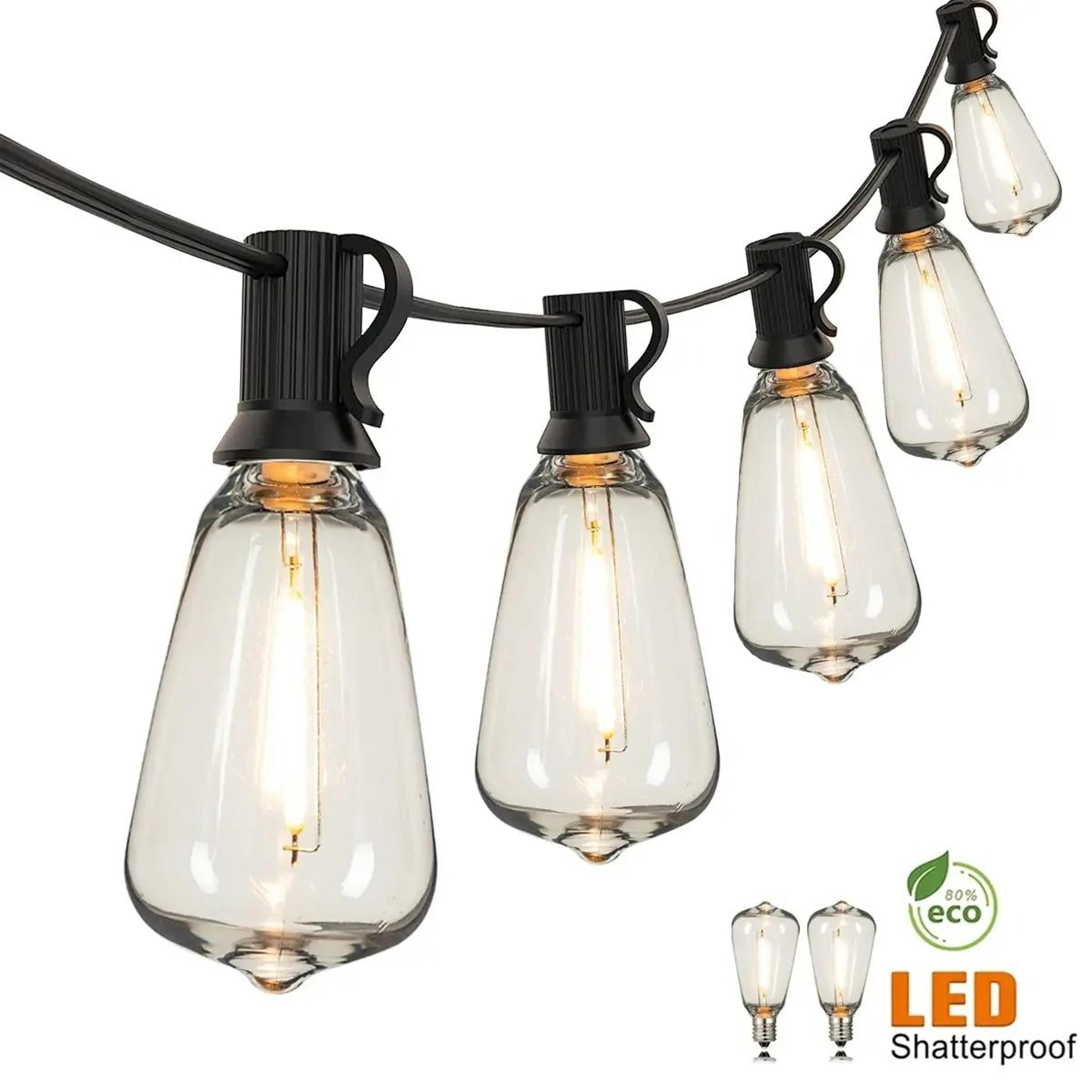 edisonglow connectable patio lights