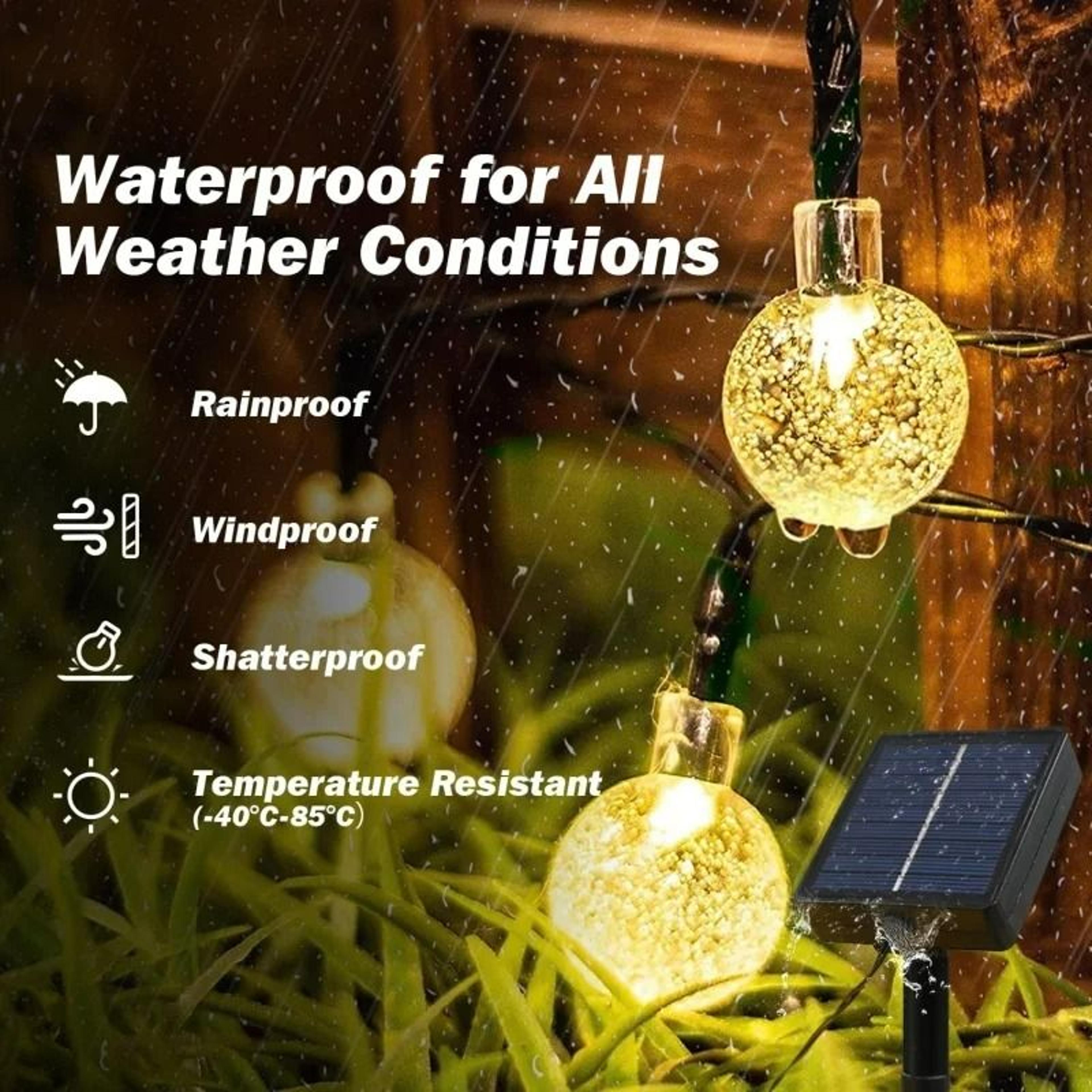 crystaldew solar globe lights
