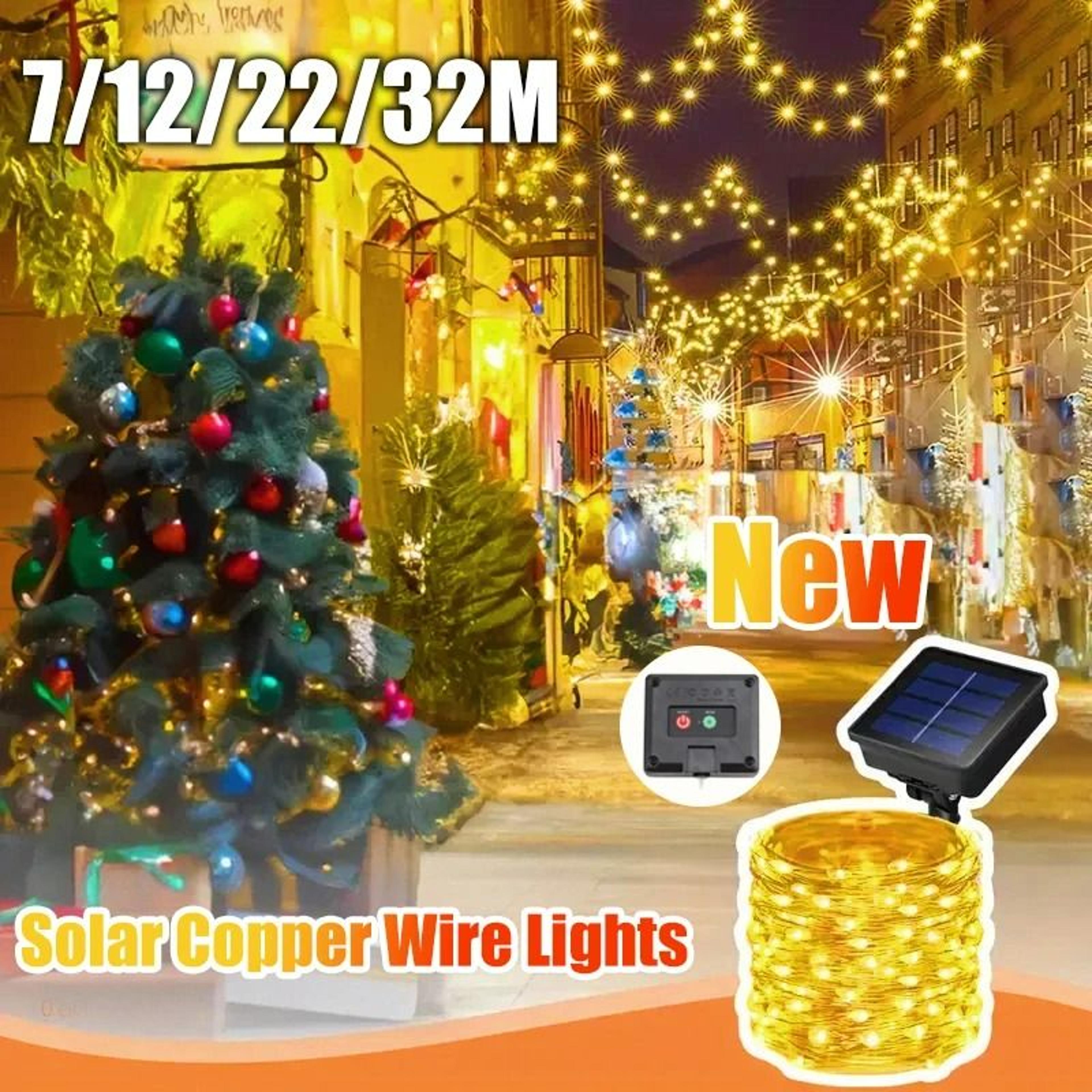 duskpearl solar fairy lights