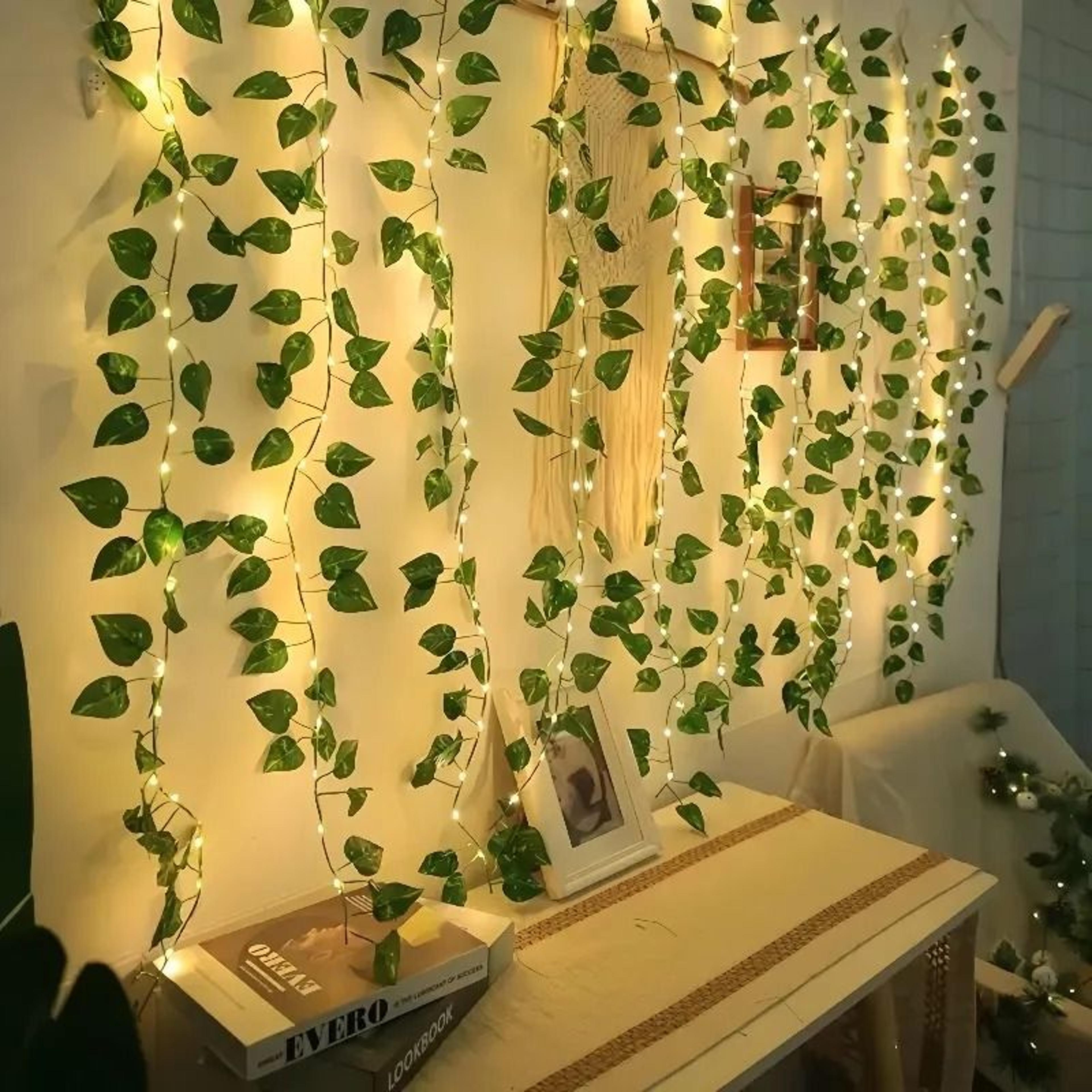 verdantvine leaf fairy lights