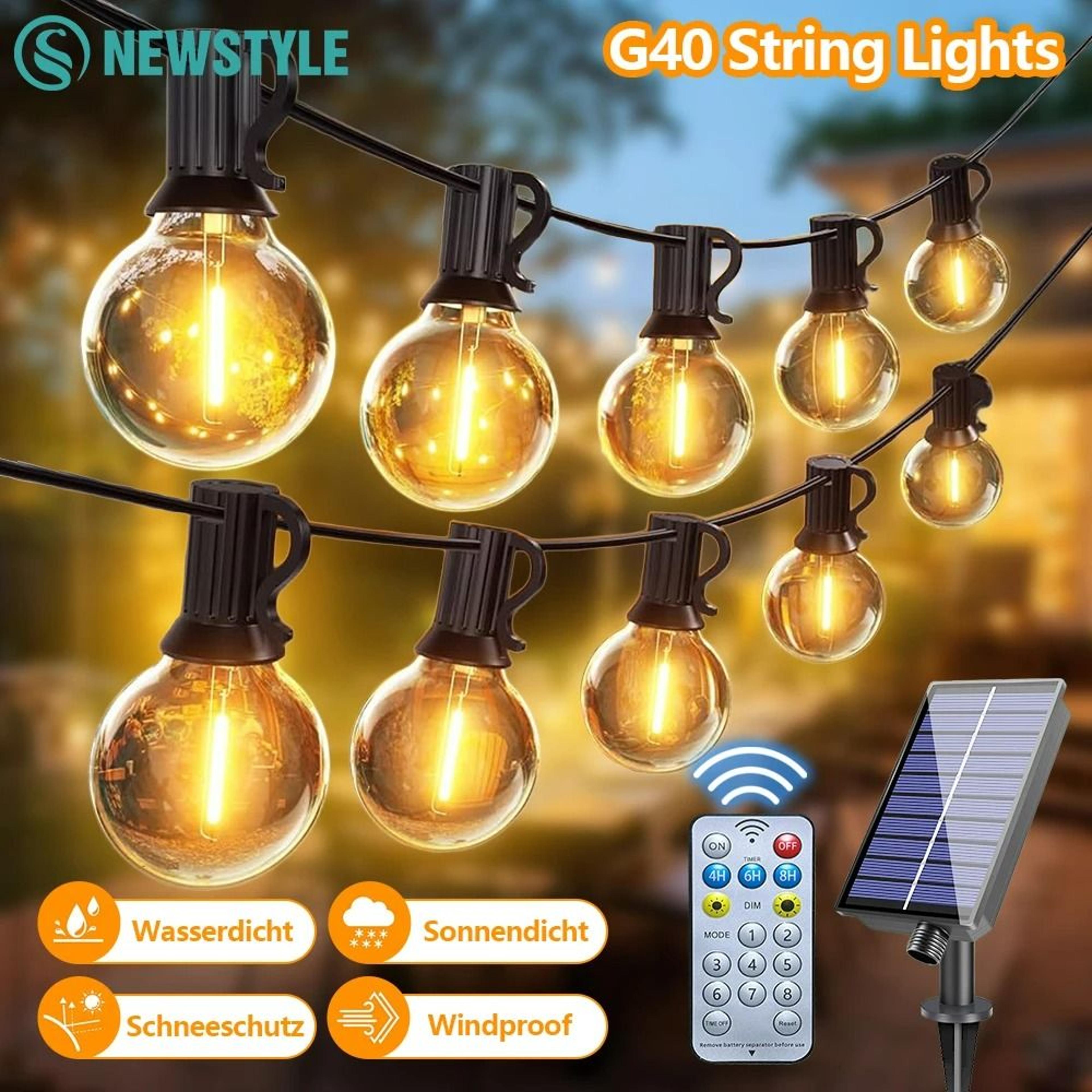 solara g40 patio lights