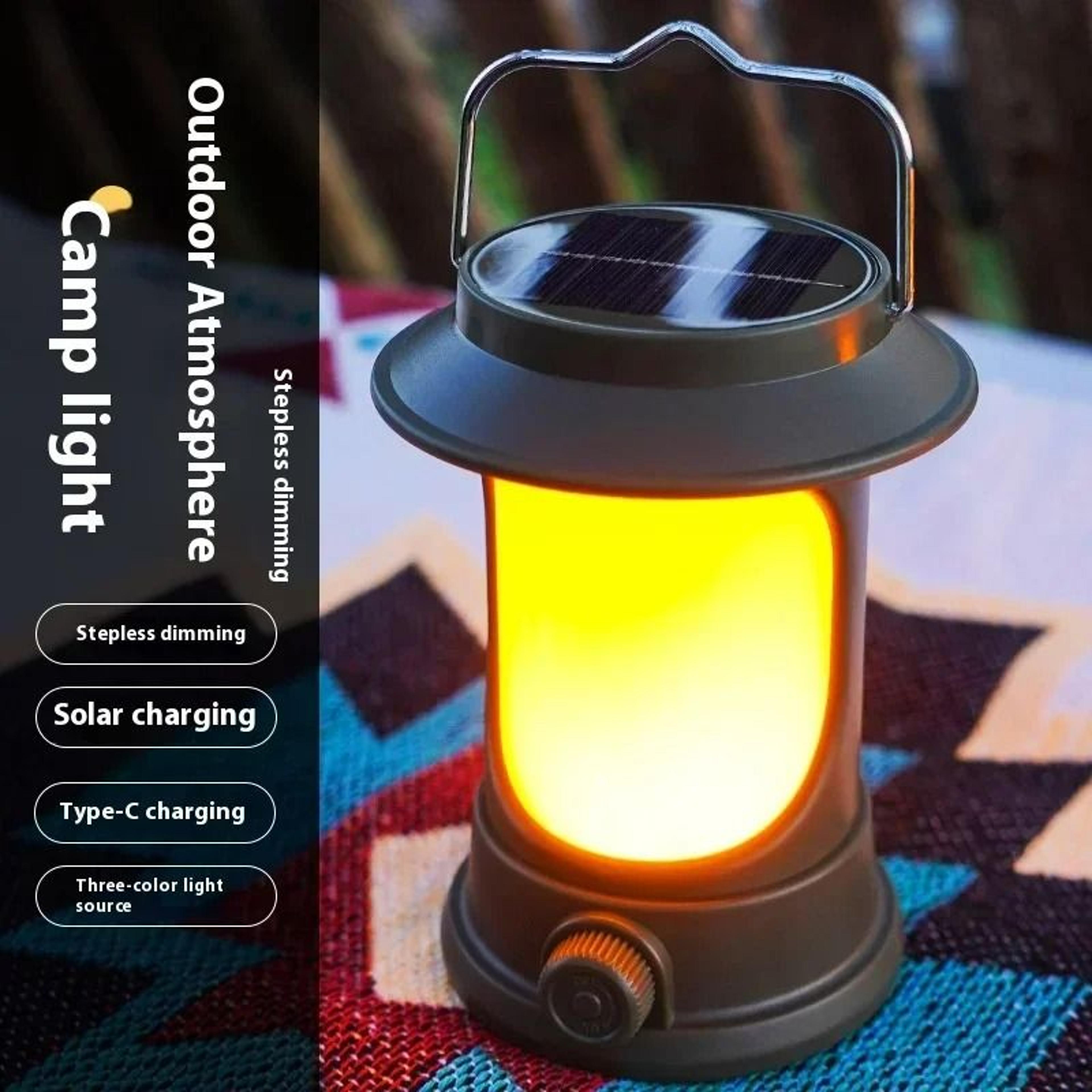 suntrail vintage solar lantern