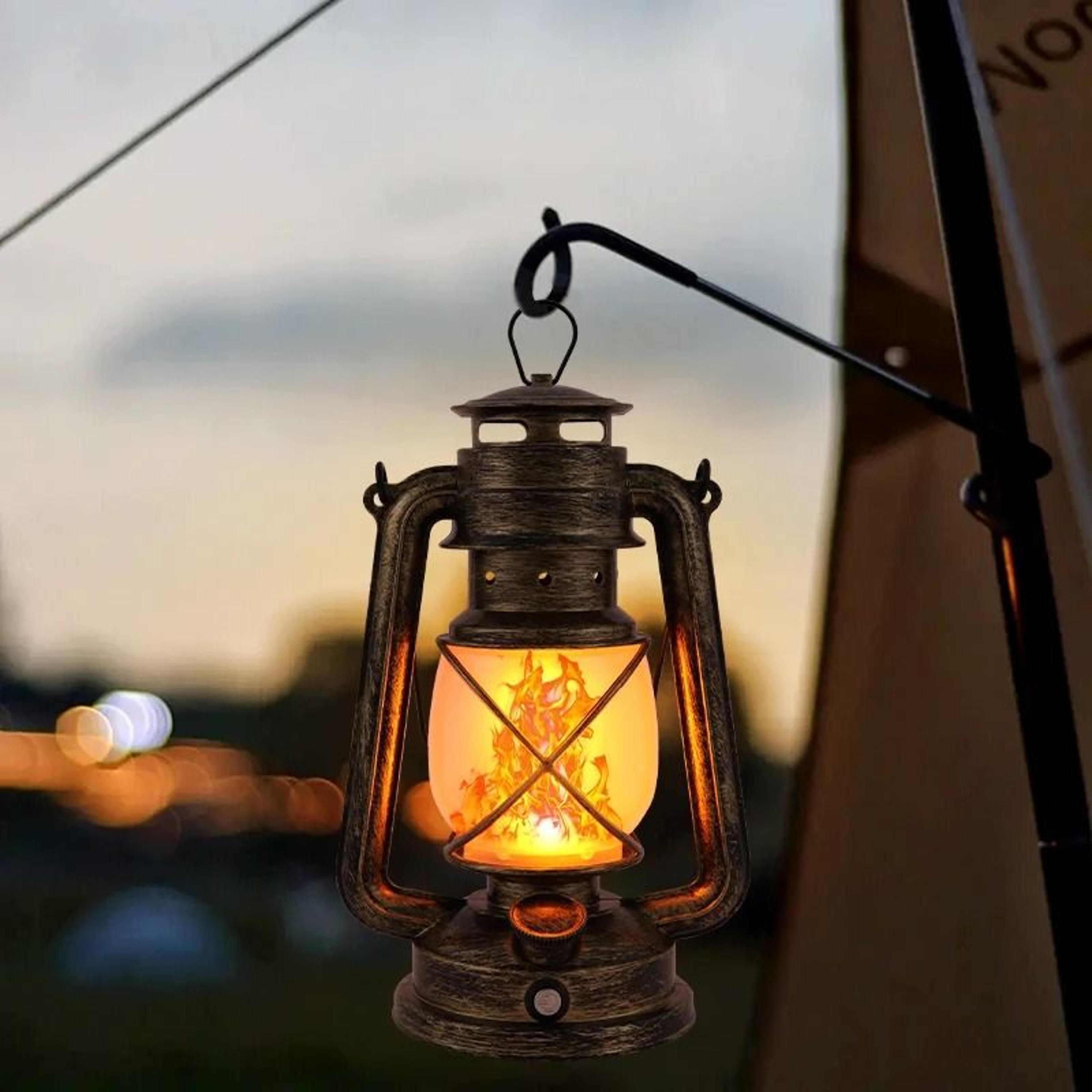 flarehaven usb flame camping lantern
