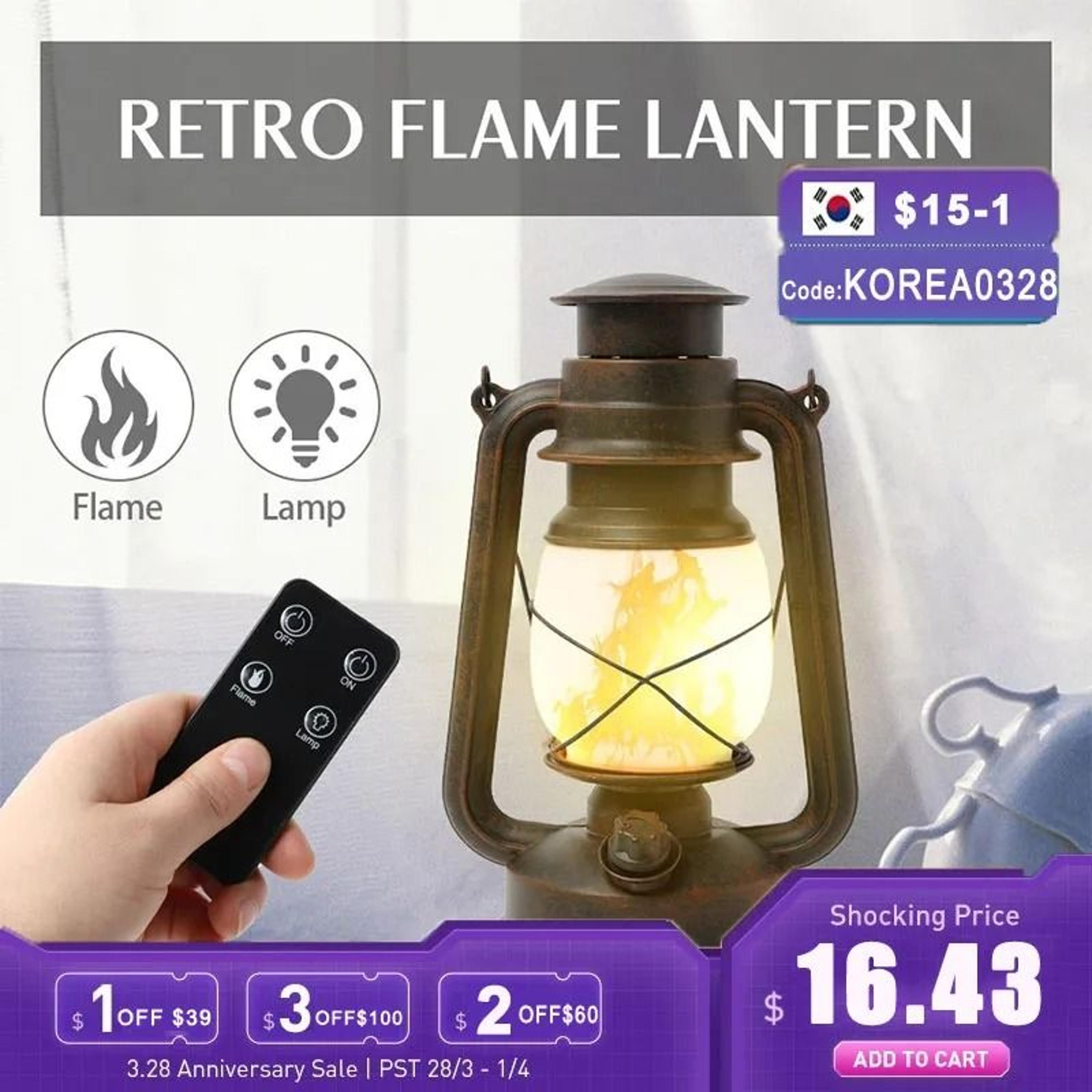 emberveil remote flame lantern