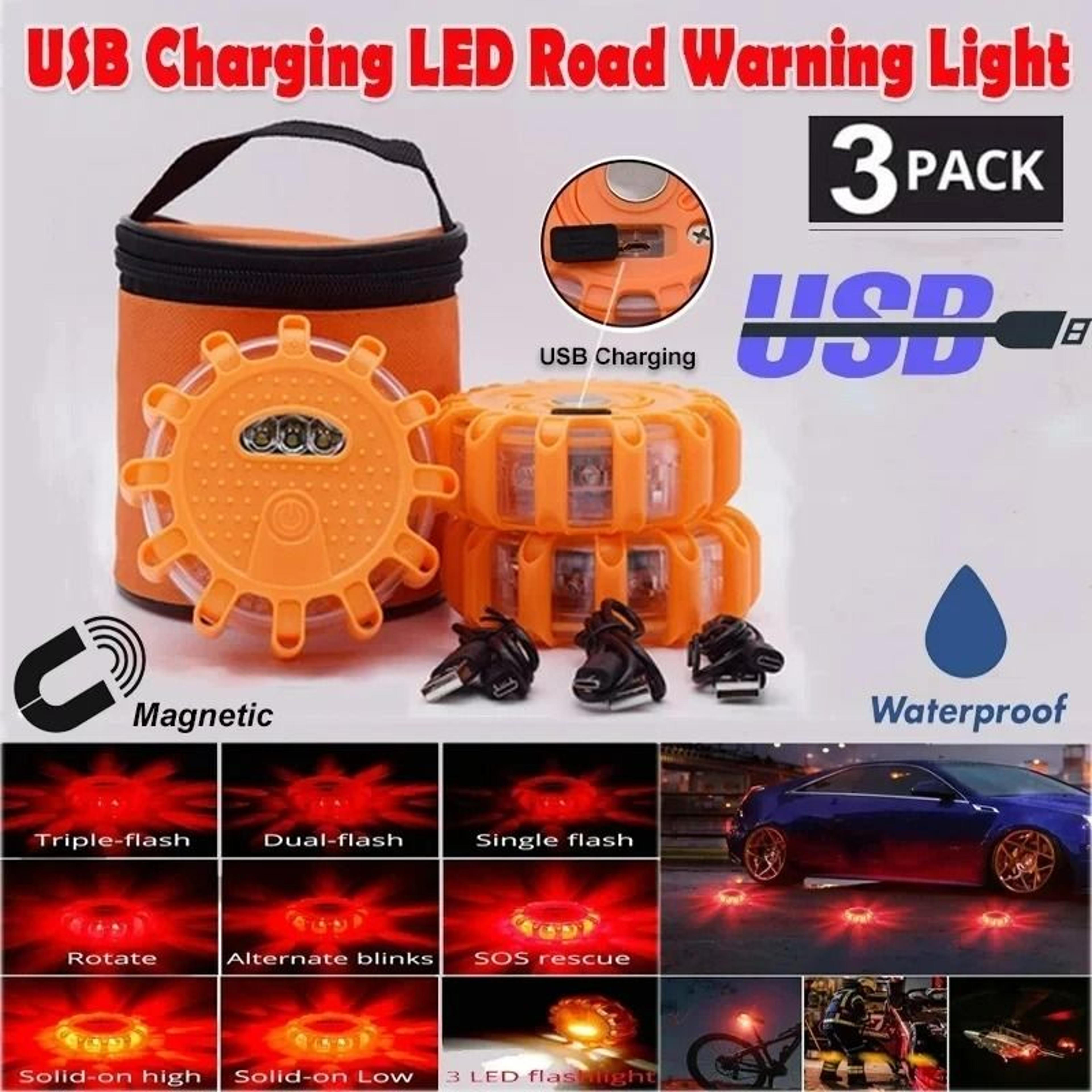 roadguard rechargeable safety flare