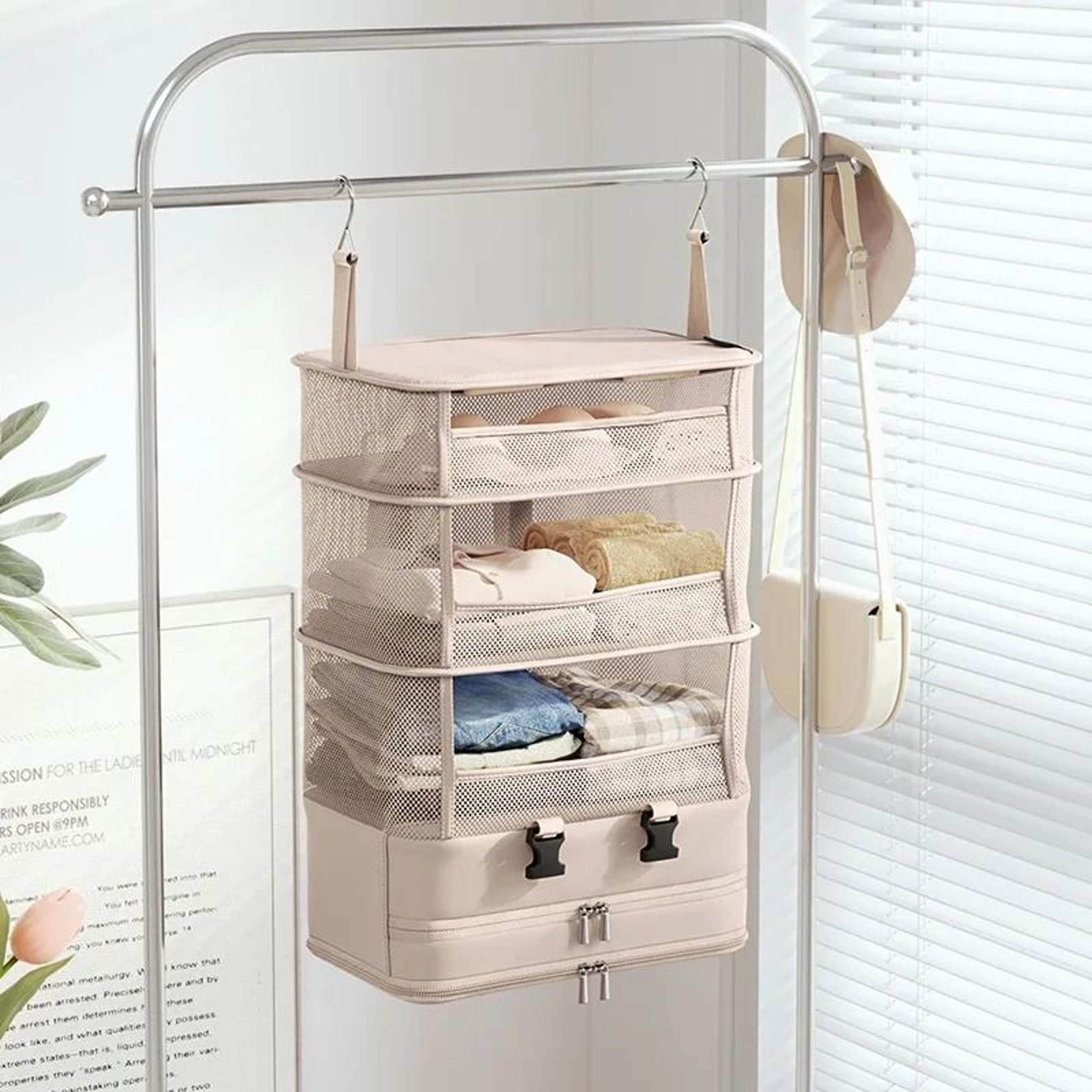 packnest hanging travel organizer