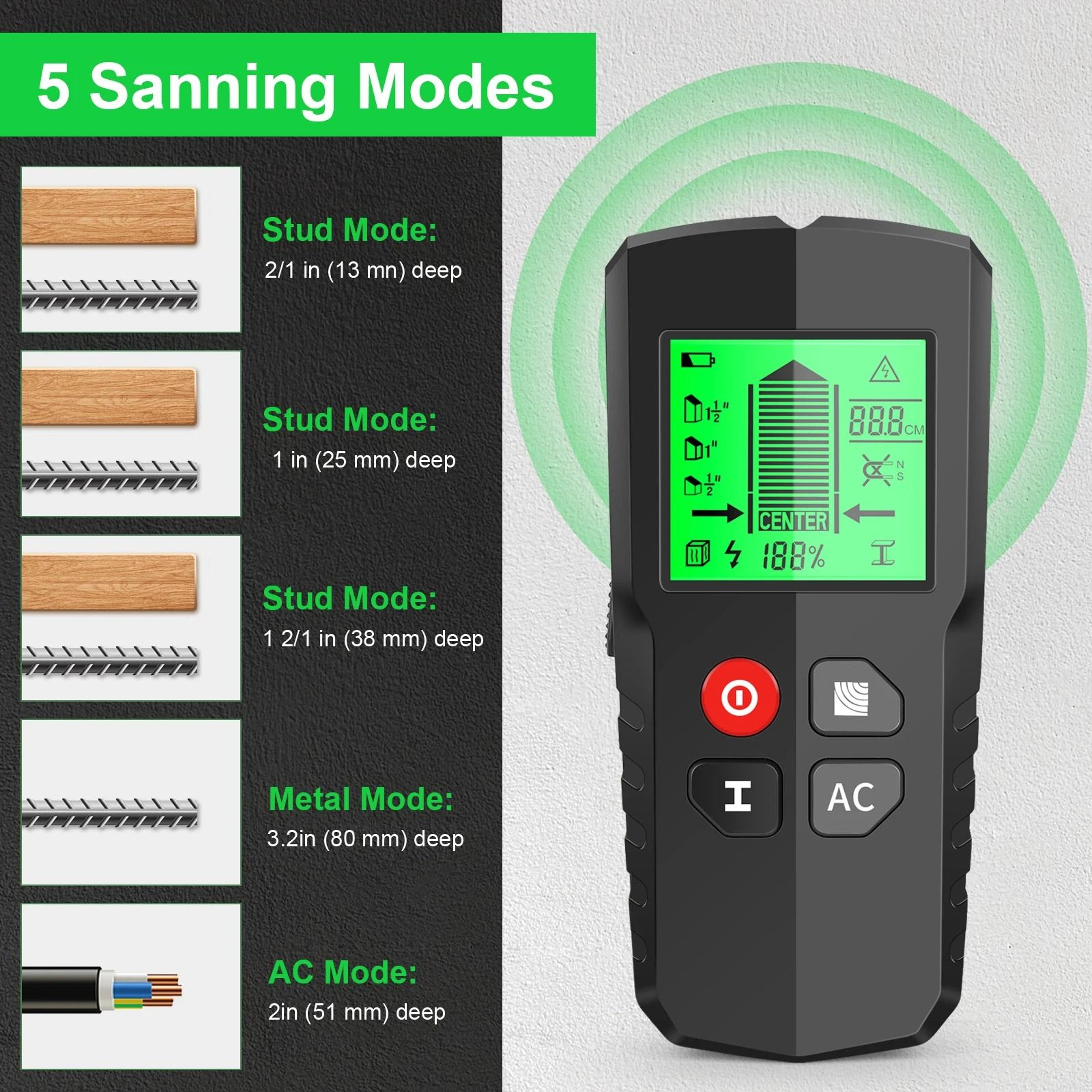 wallsense 5-in-1 stud scanner