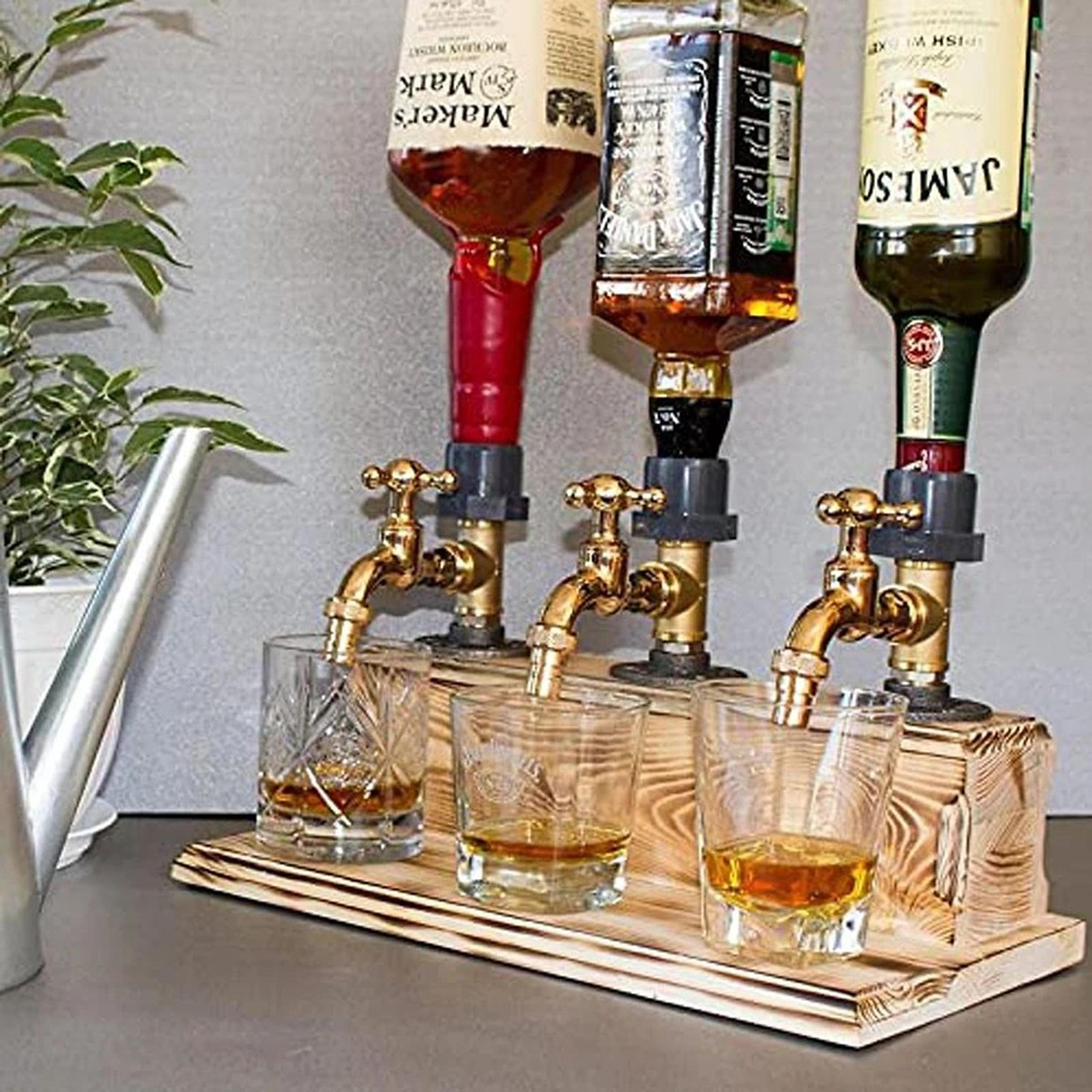 oakpour rustic liquor dispenser