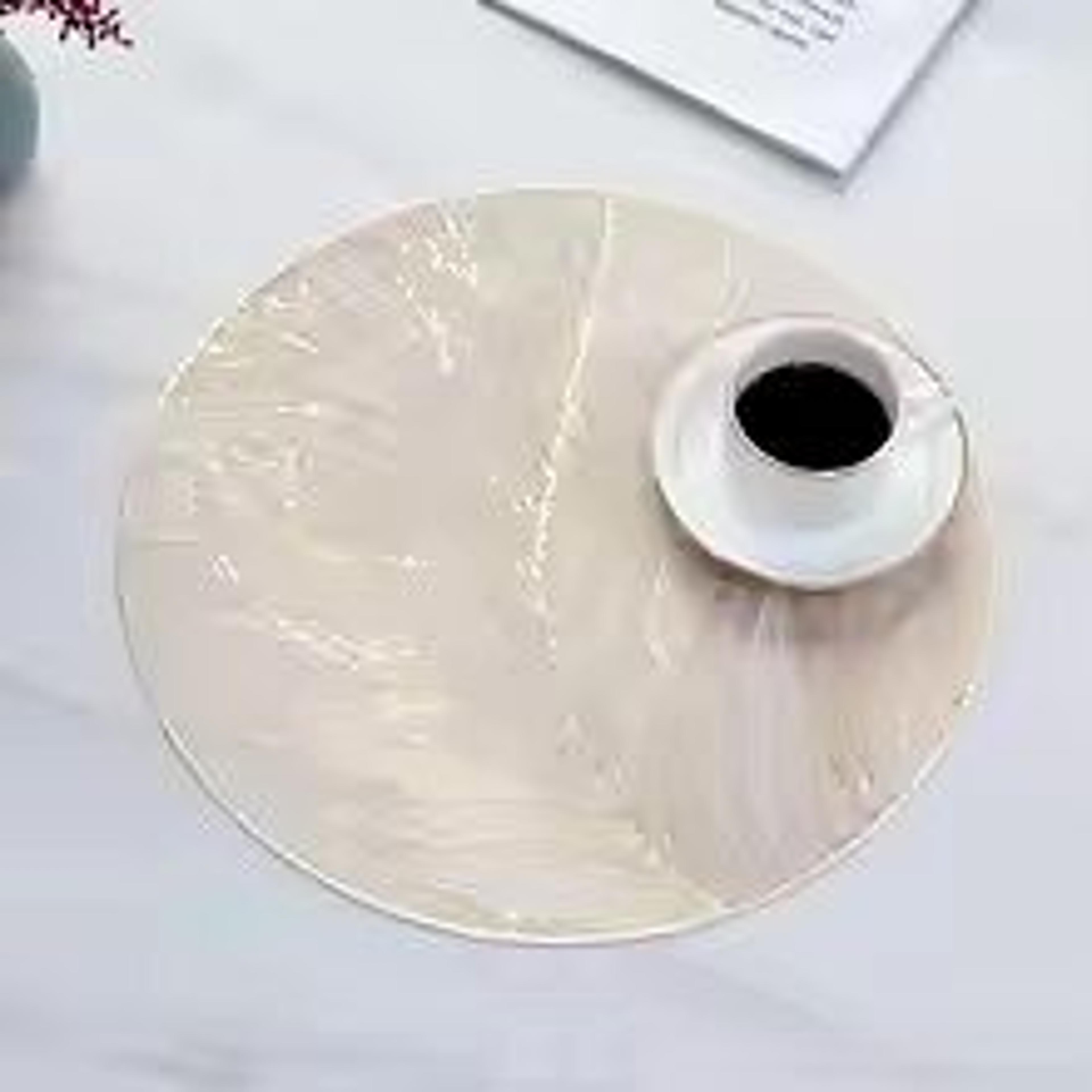 luxeweave round placemats