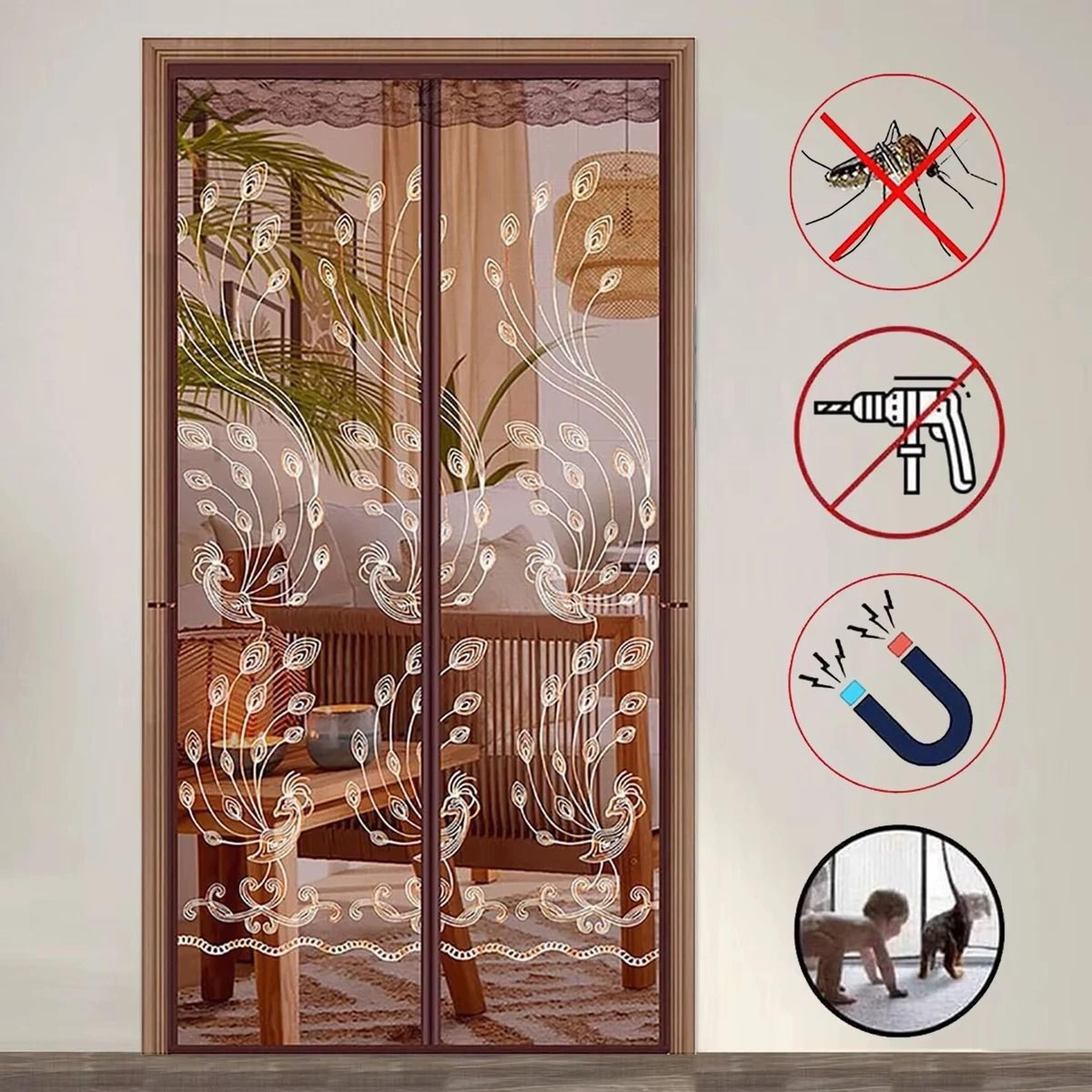 peacock haven magnetic screen curtain