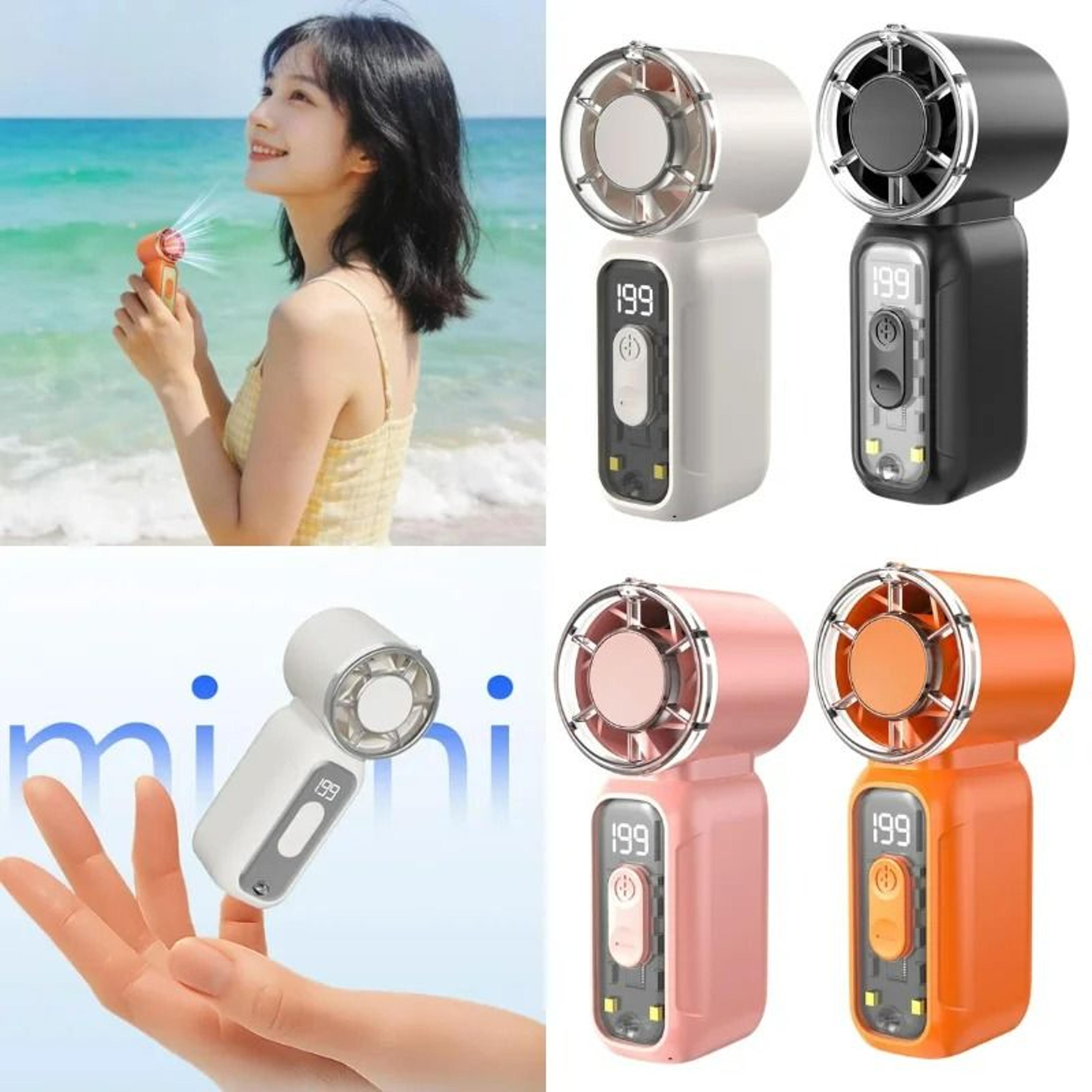 chillpulse 5-speed handheld fan