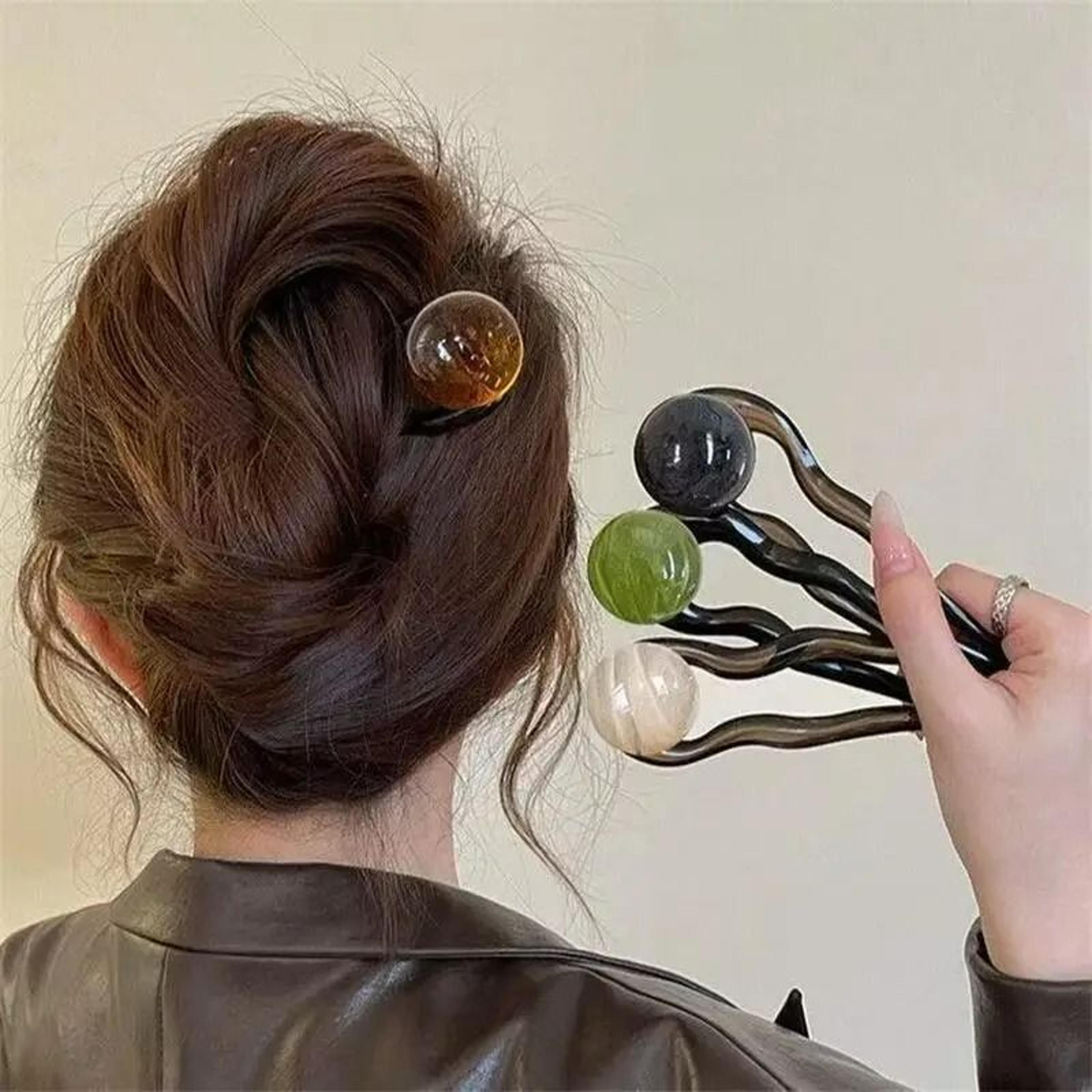 pearlnest u-shaped hair fork